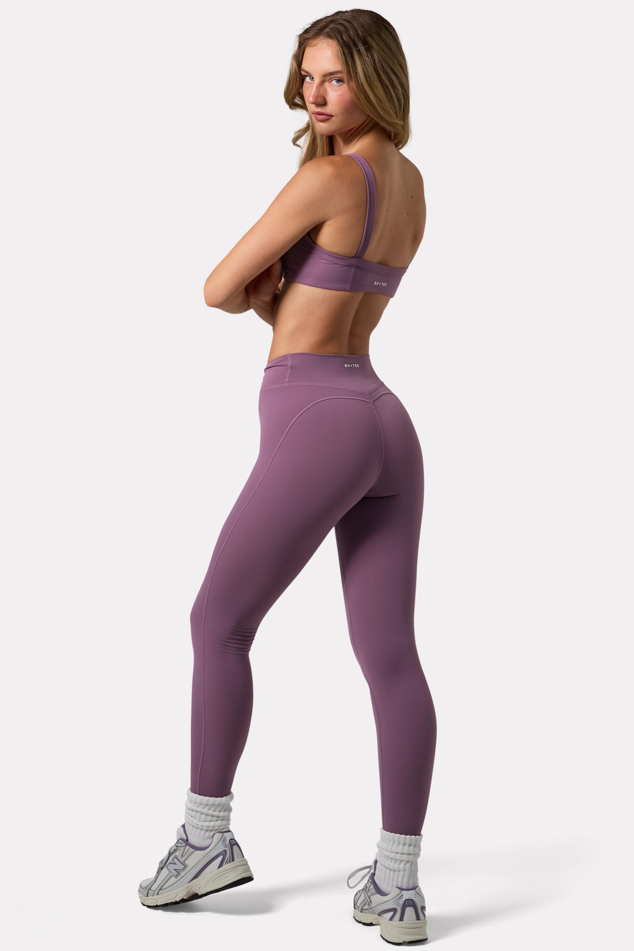 Soft Active Ruched Leggings in Dusk - 2