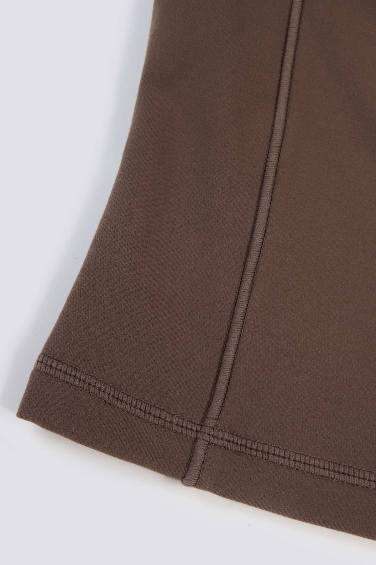 Soft Active Boat-Neck Open-Back Tank Top in Cocoa