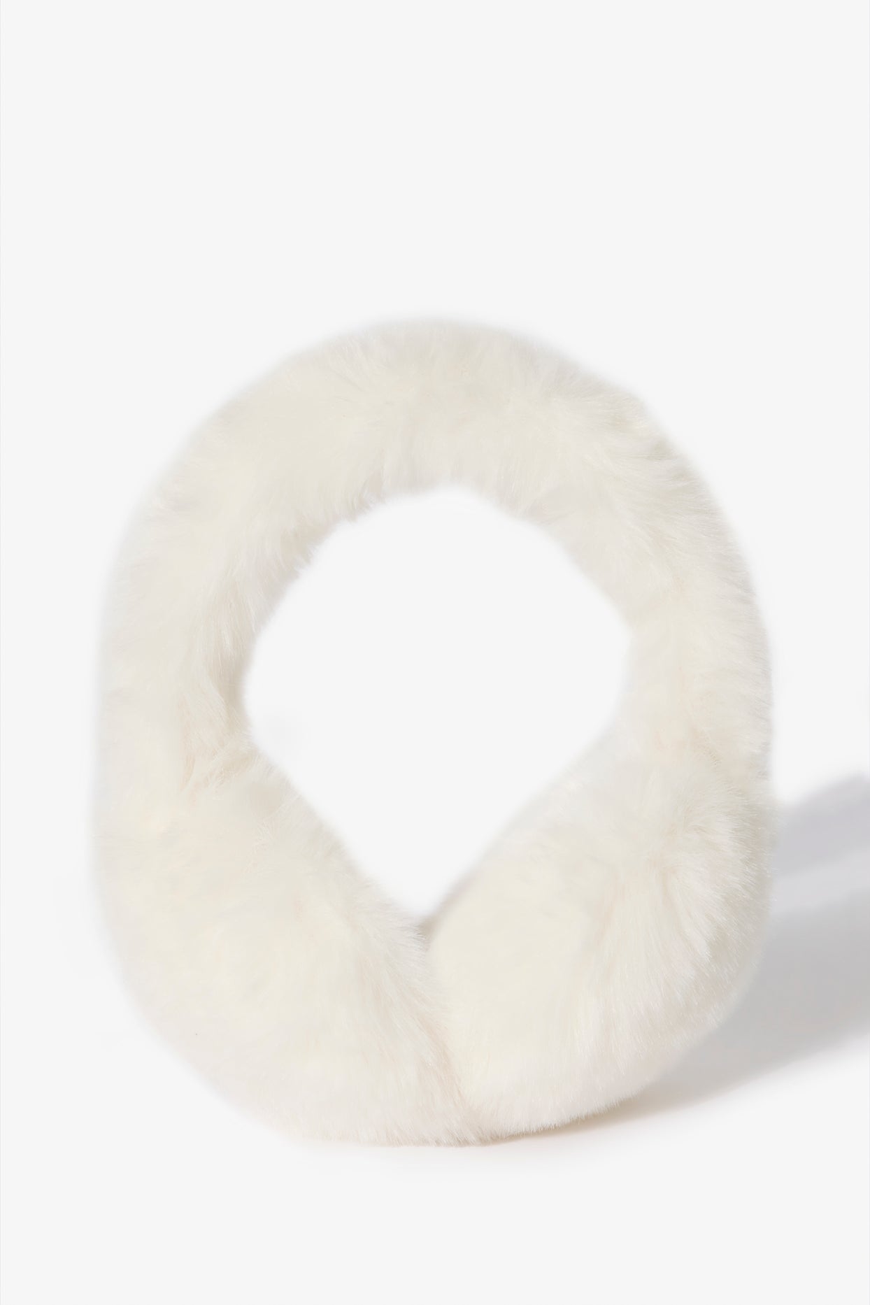 Faux-Fur Earmuffs in Ice - 1