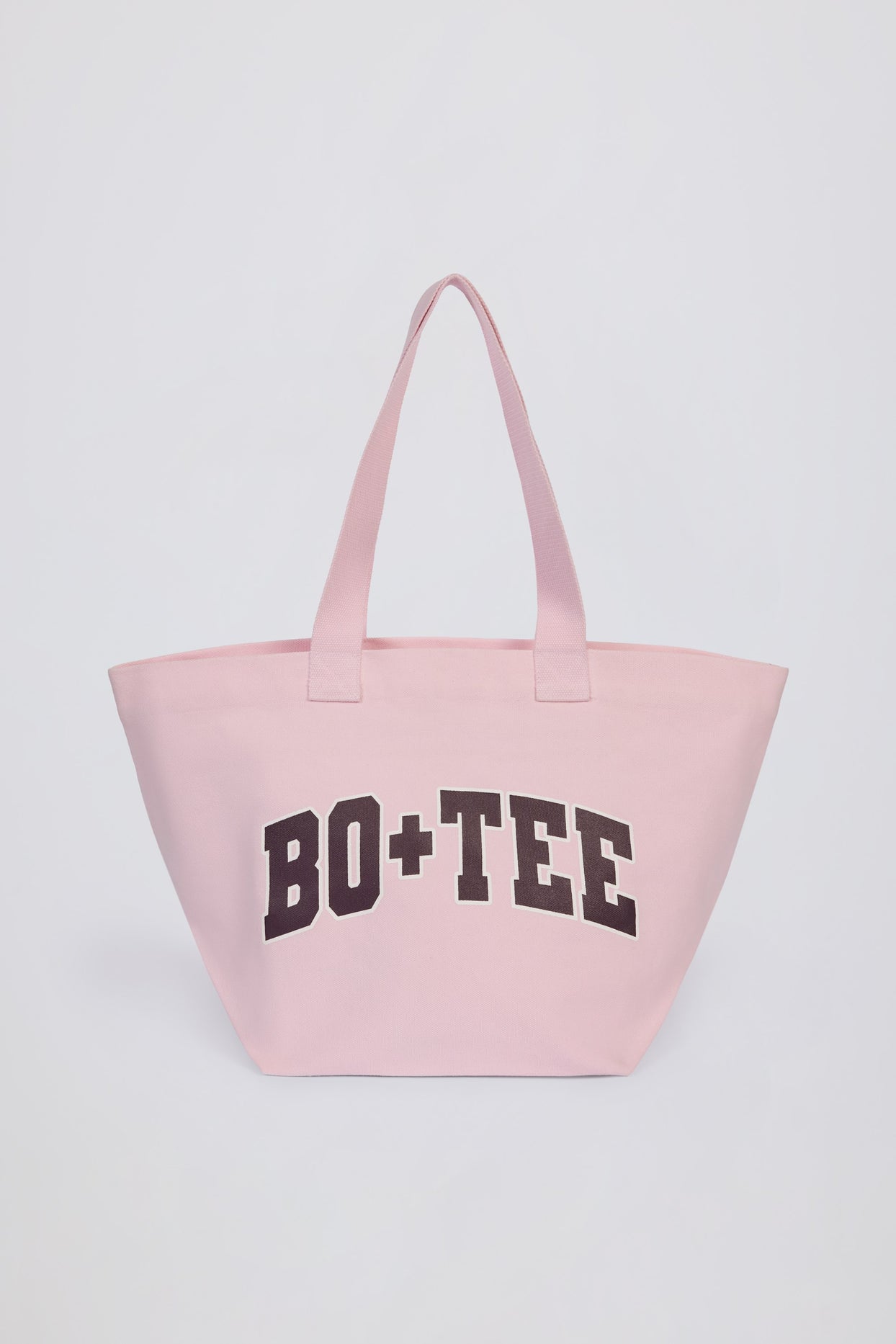 Oversized Tote Bag in Powder Pink - 1