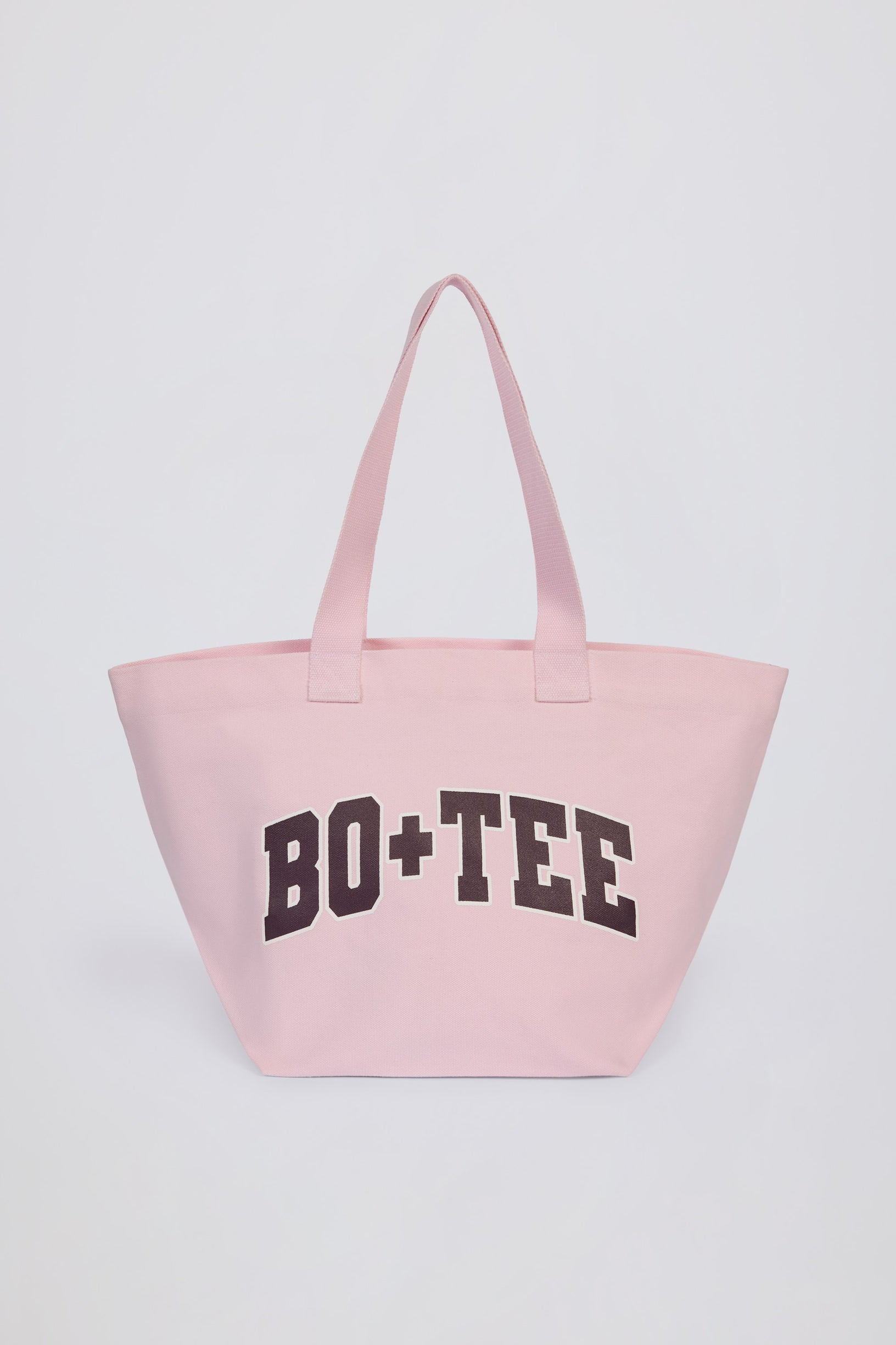 Oversized Tote Bag in Powder Pink - 1