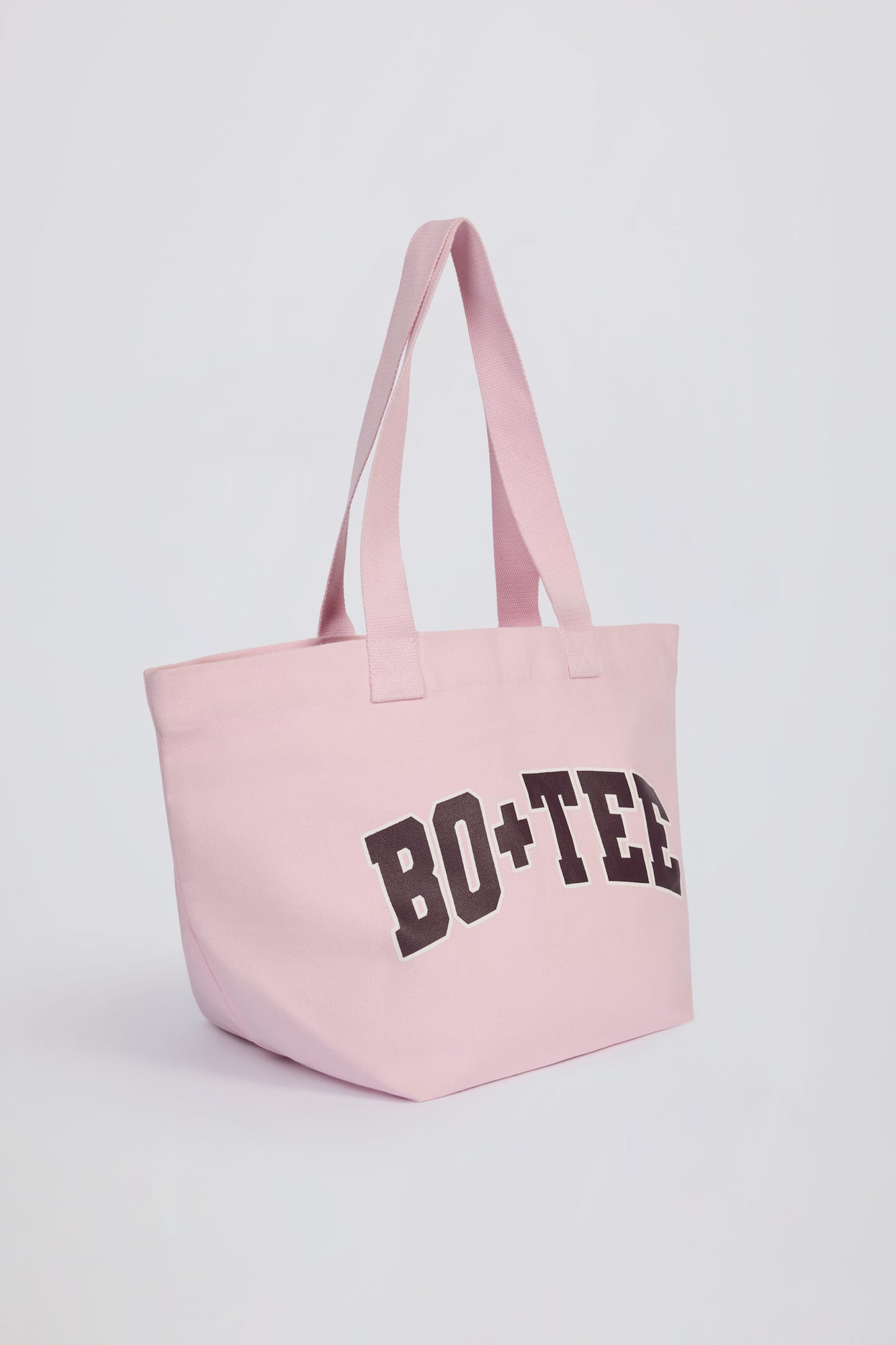 Oversized Tote Bag in Powder Pink - 3