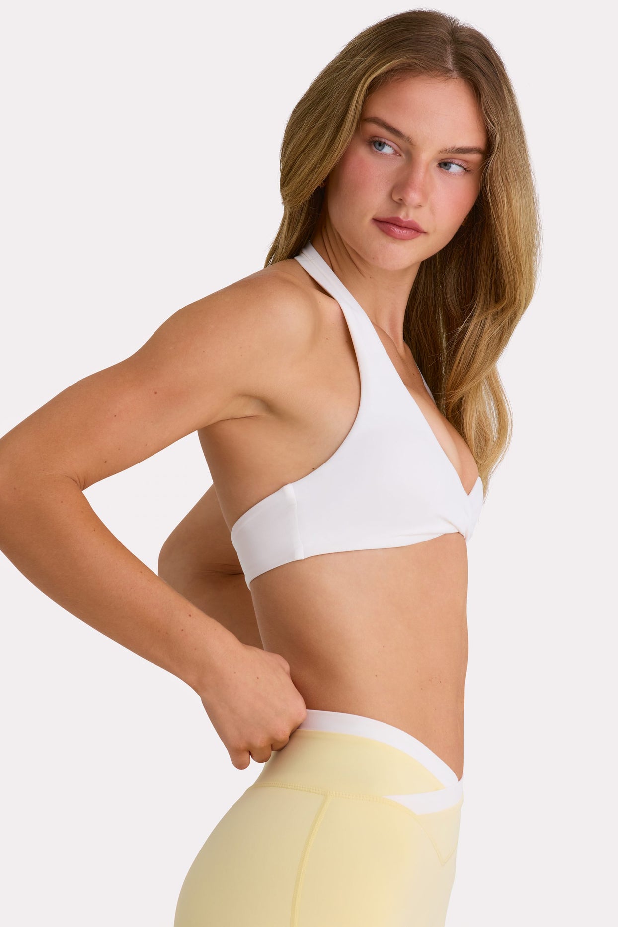 Soft Active Sports Bra in Coconut - 3
