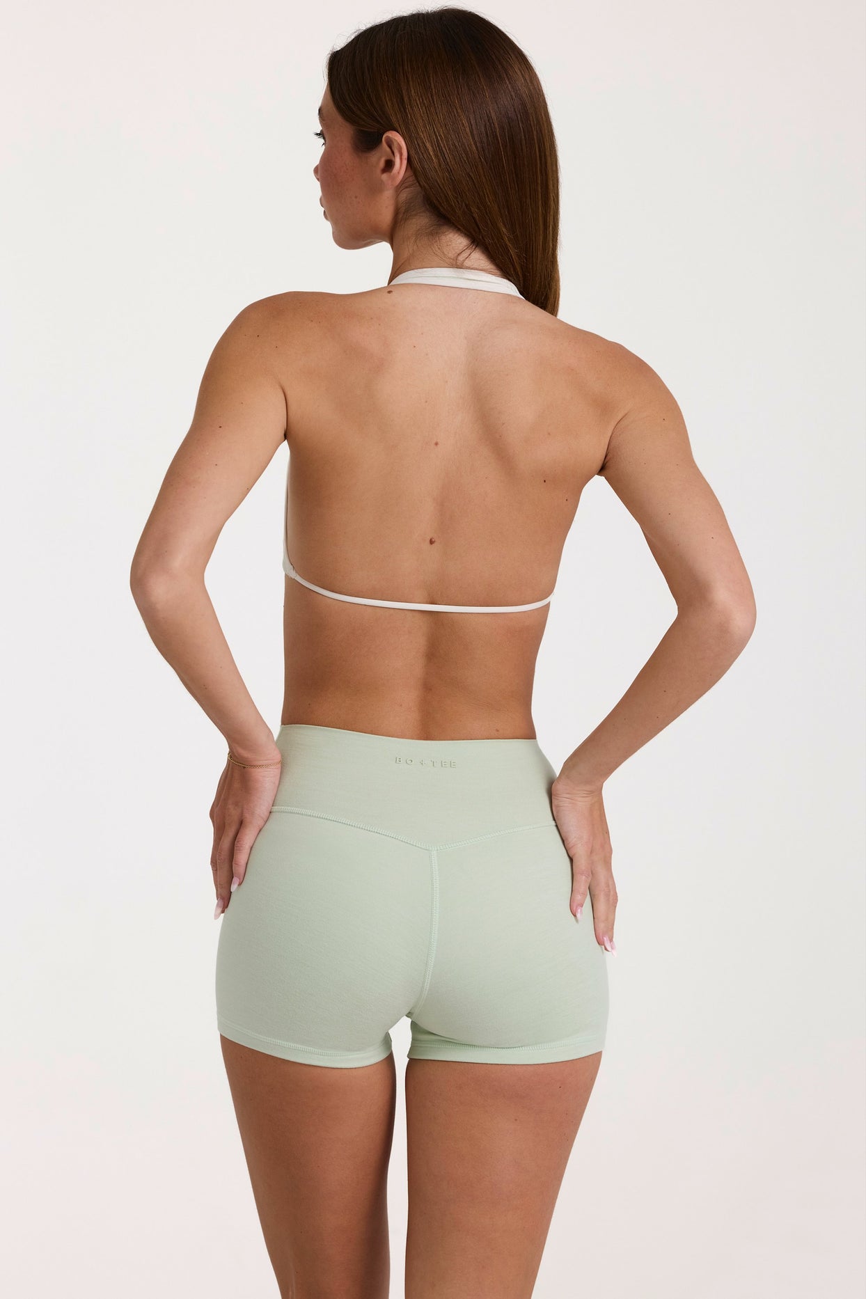 Soft Active Sports Bra in Pistachio - 5