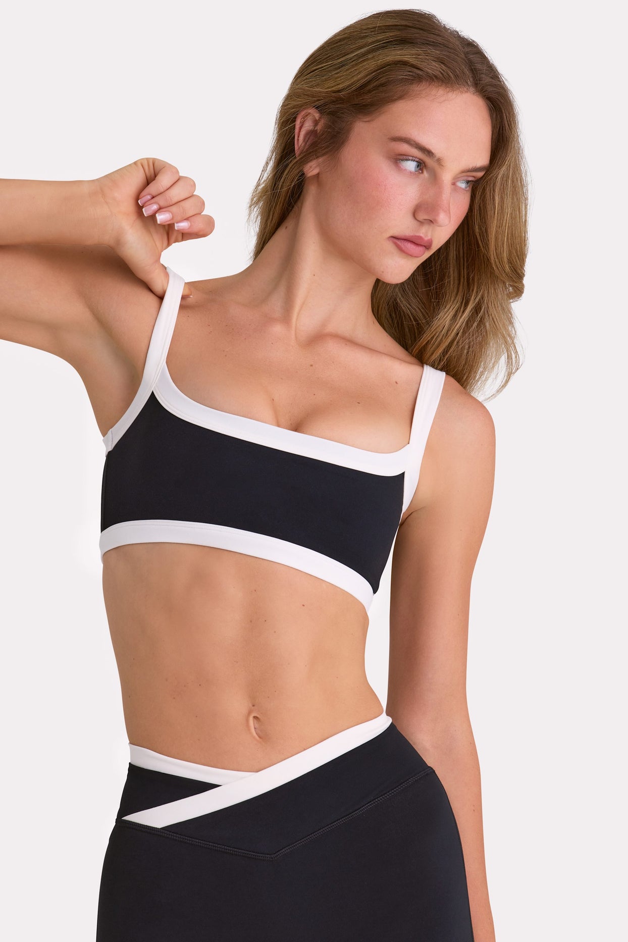 Soft Active Sports Bra in Black - 5