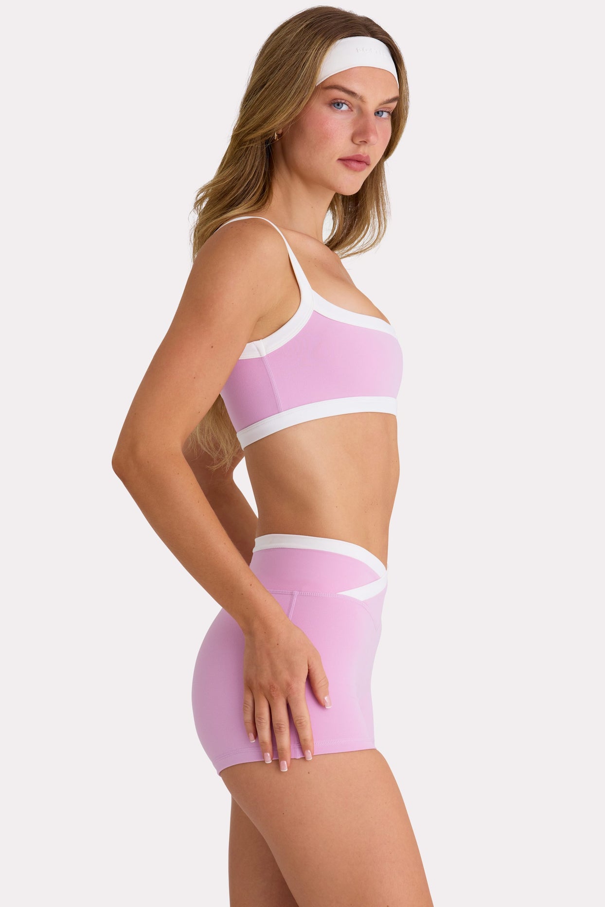 Soft Active Sports Bra in Sweet Pink - 3