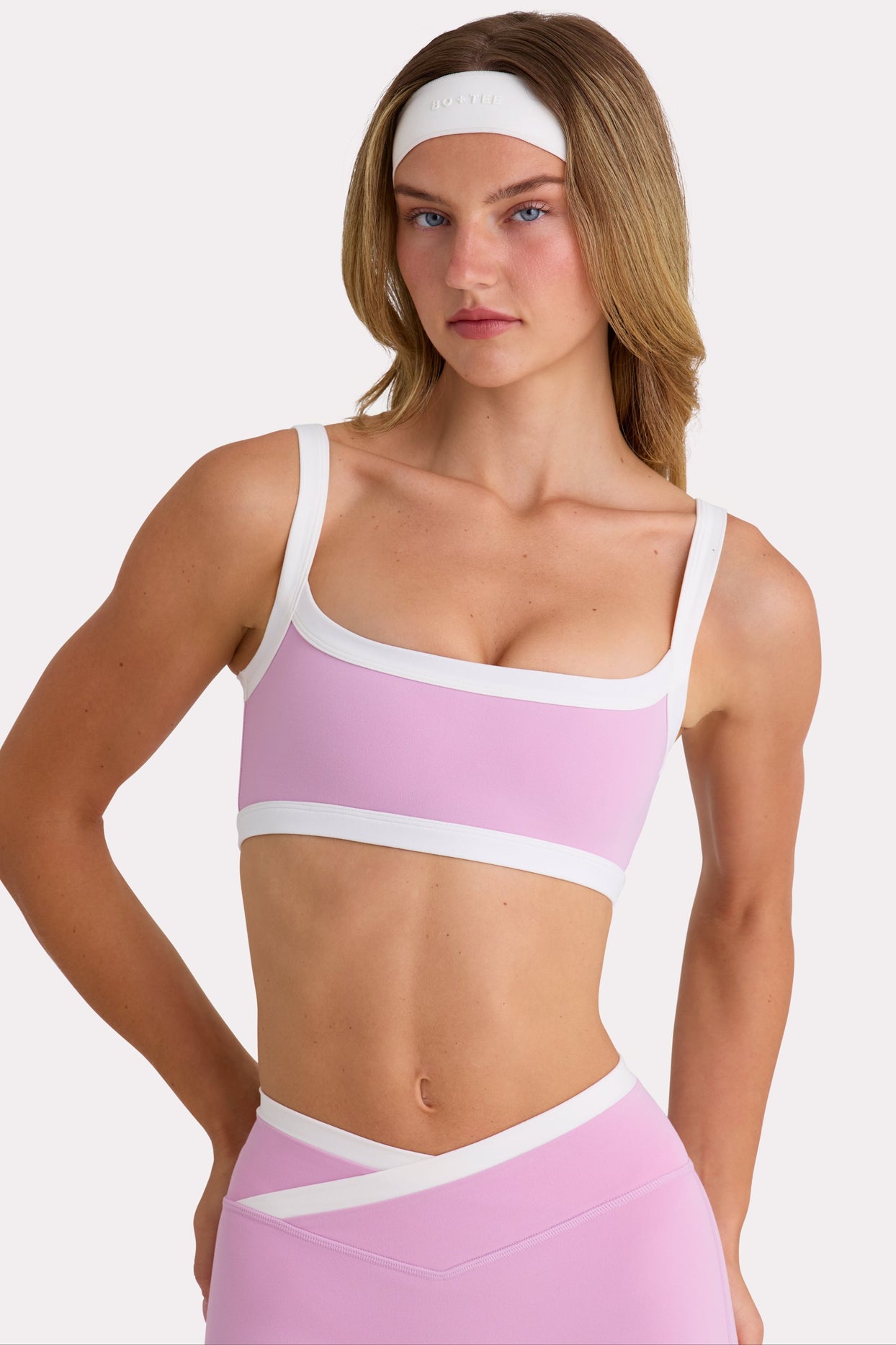 Soft Active Sports Bra in Sweet Pink - 5