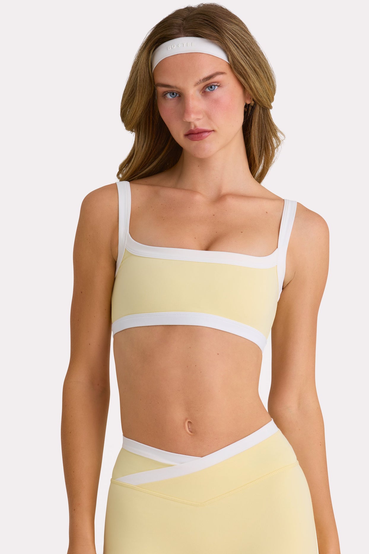 Soft Active Sports Bra in Lemon - 1