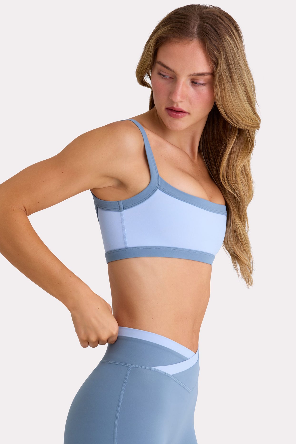 Soft Active Sports Bra in Sky - 3