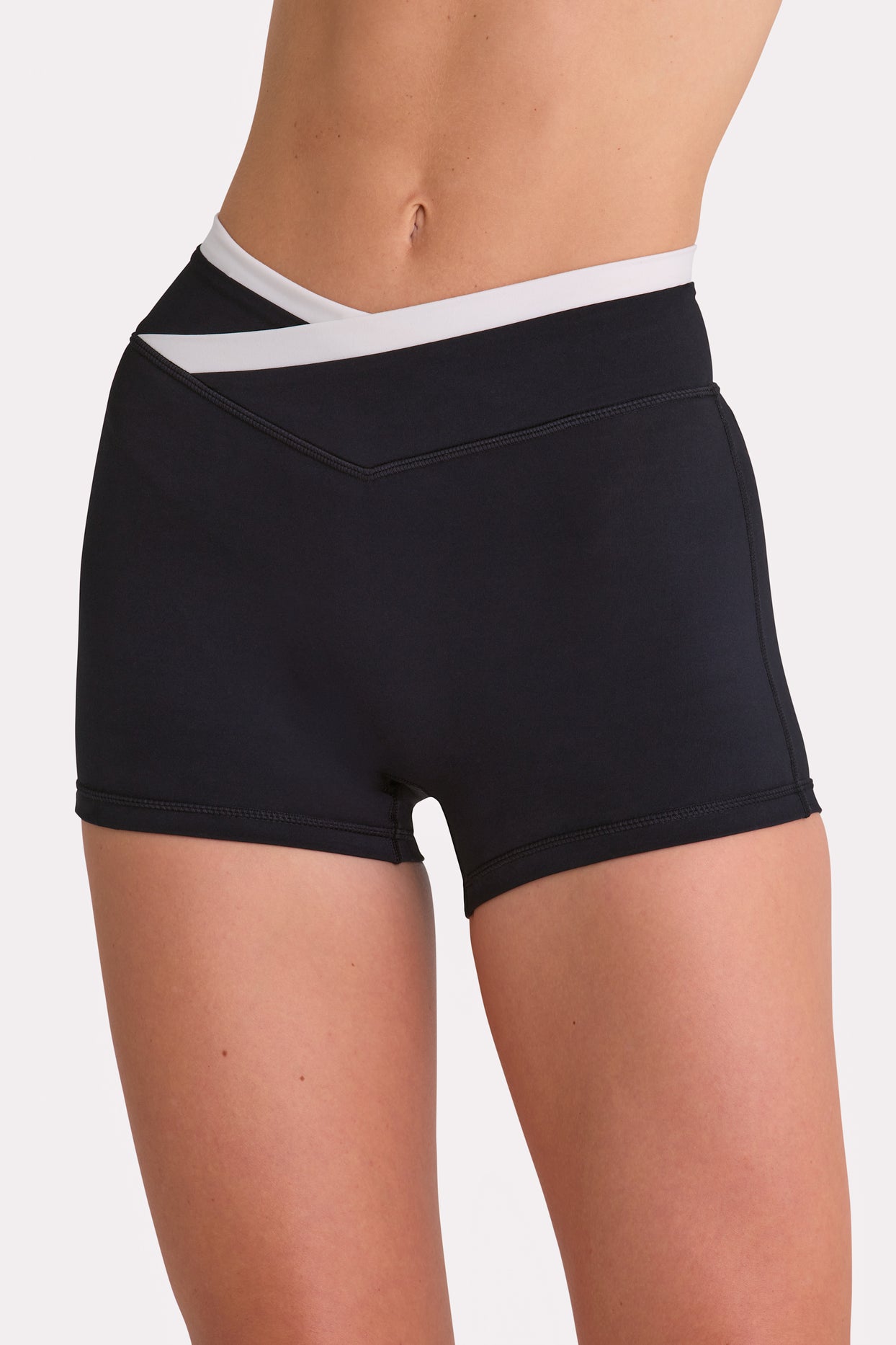 Soft Active Shorts  in Black - 5