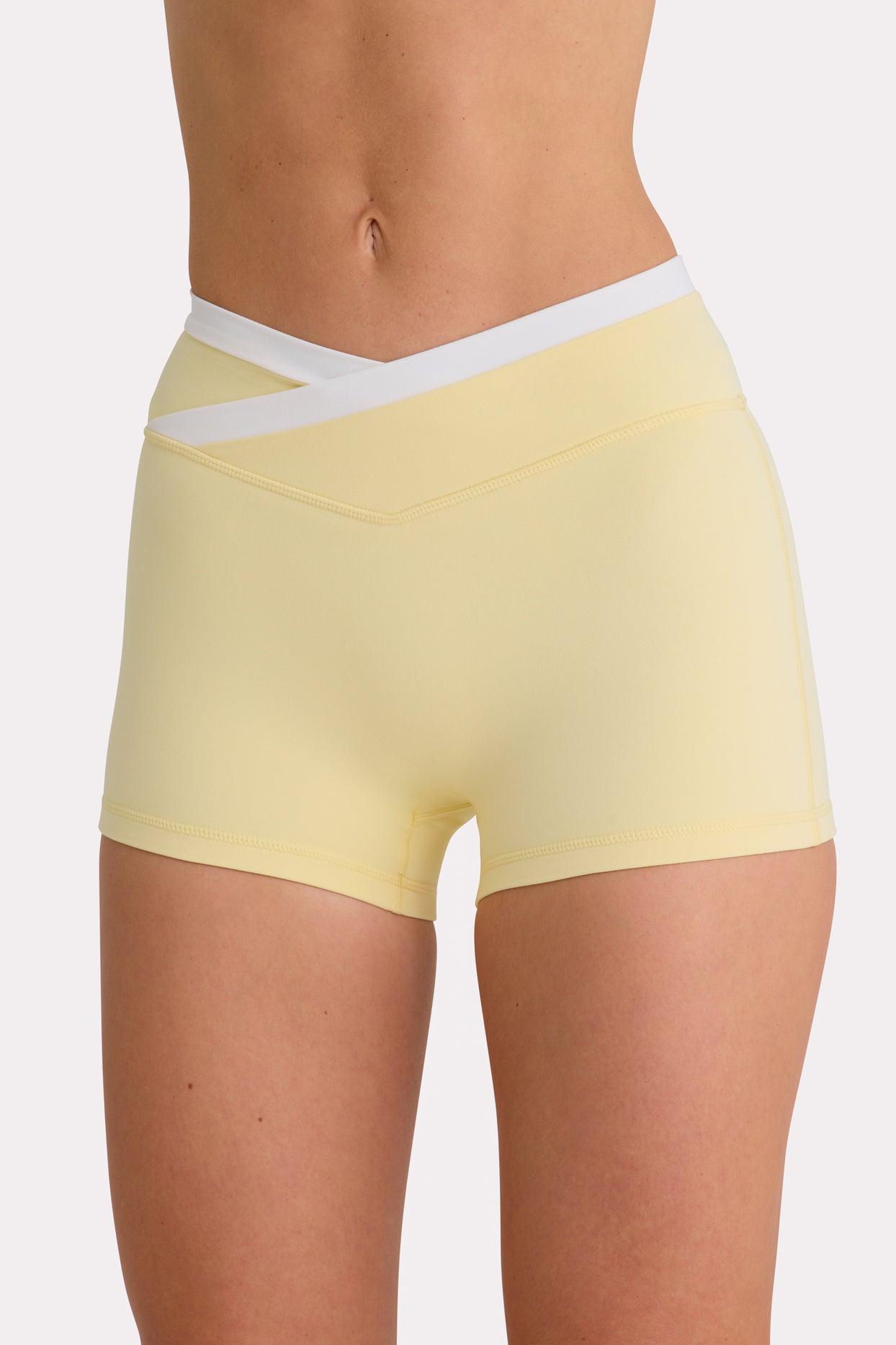 Soft Active Shorts  in Lemon - 4