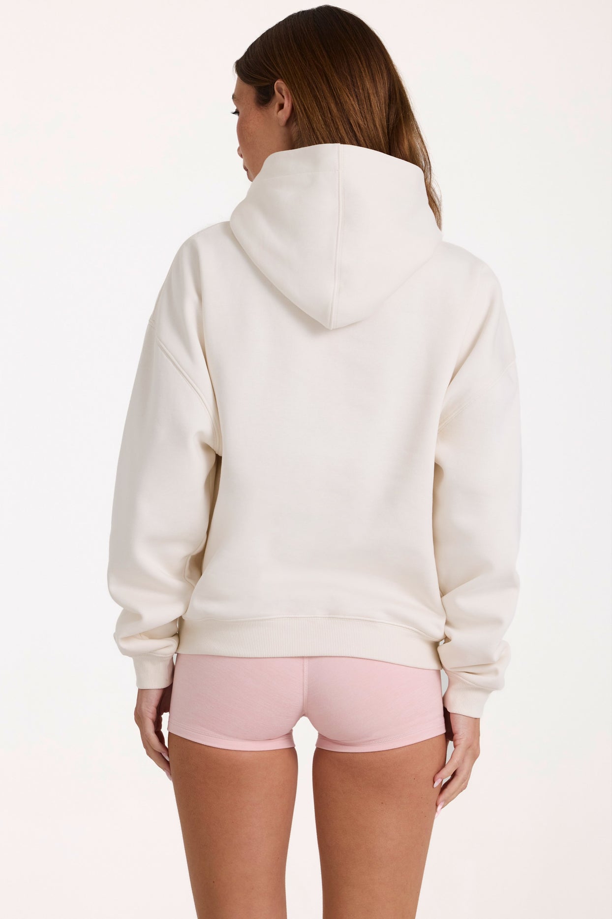 Oversized Applique Hoodie in Ivory - 2
