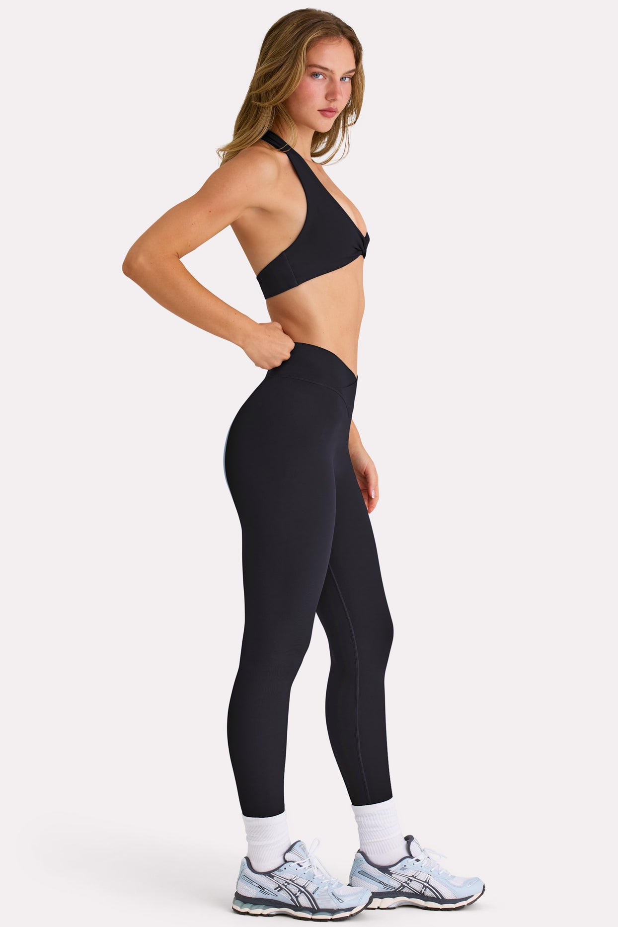 Soft Active Full-Length Leggings in Black - 4