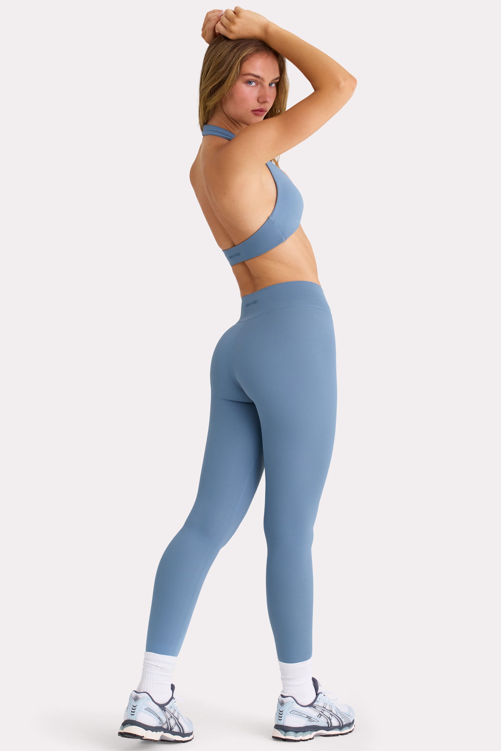 Soft Active Leggings in Marine - 2