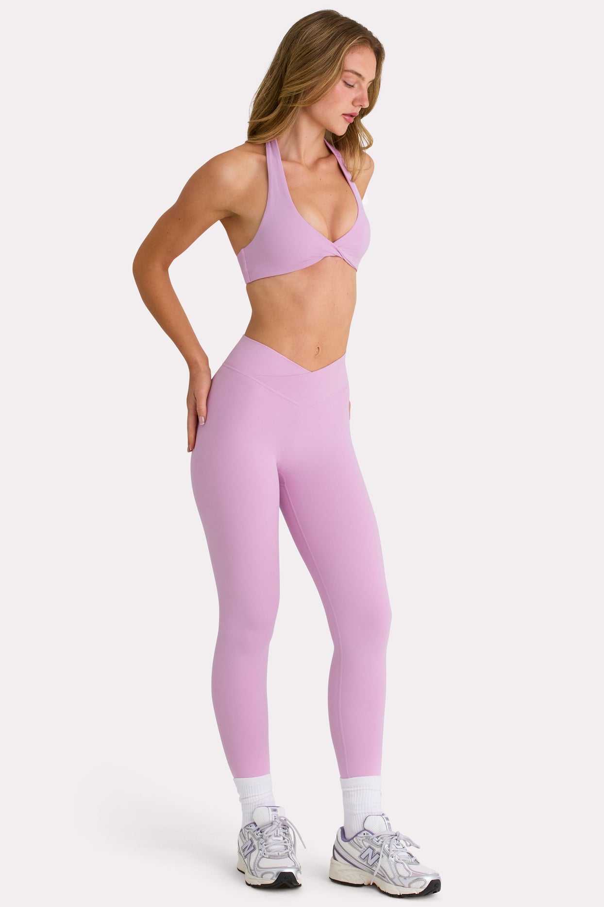 Soft Active Leggings in Sweet Pink - 7