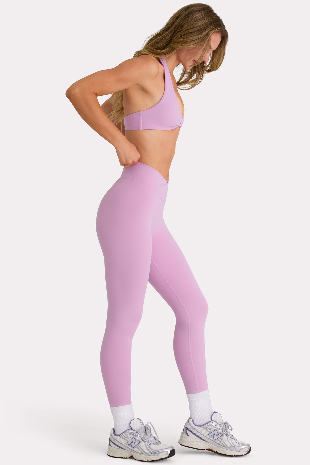 Soft Active Leggings in Sweet Pink - 3