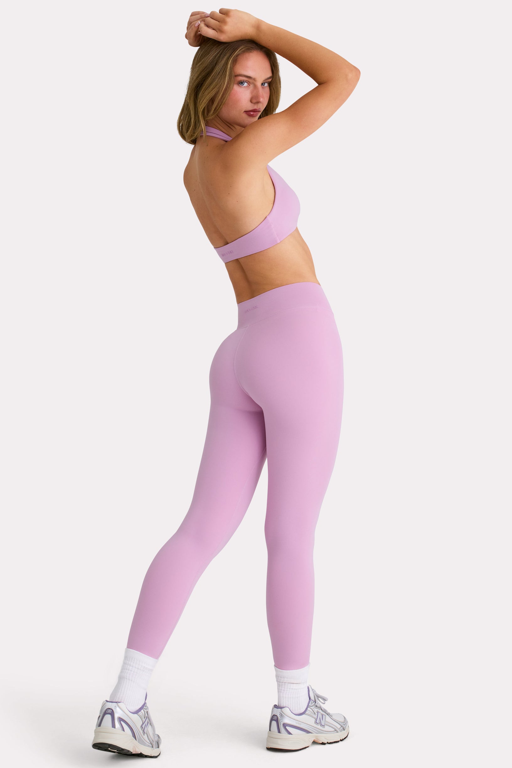 Soft Active Leggings in Sweet Pink - 2