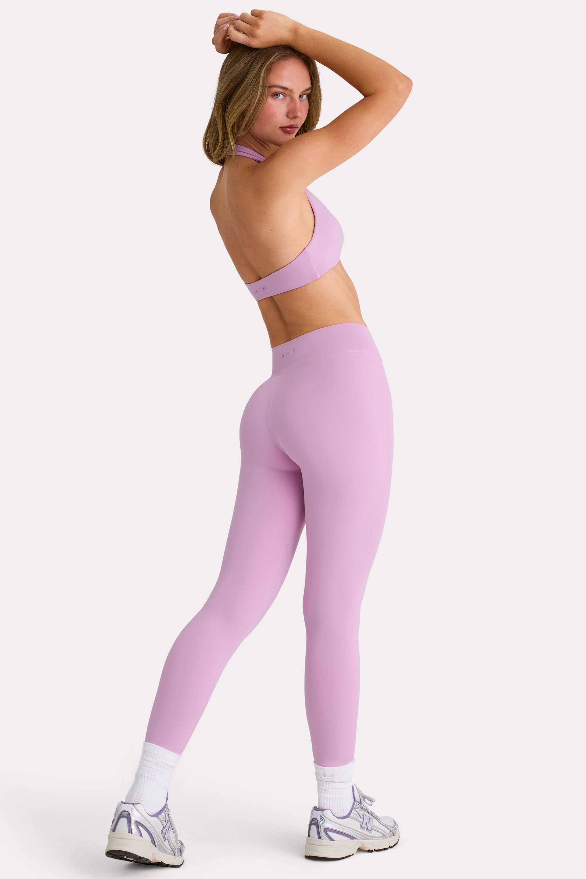 Soft Active Leggings in Sweet Pink - 2