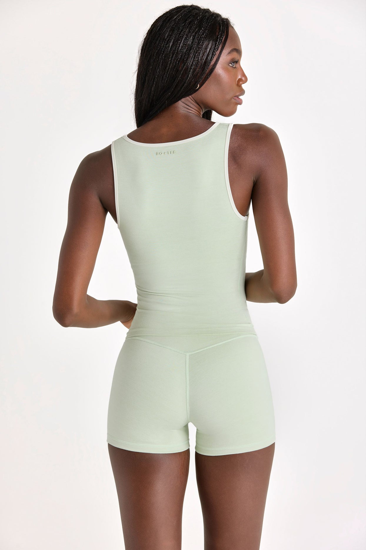 Soft Active Tank Top in Pistachio - 3