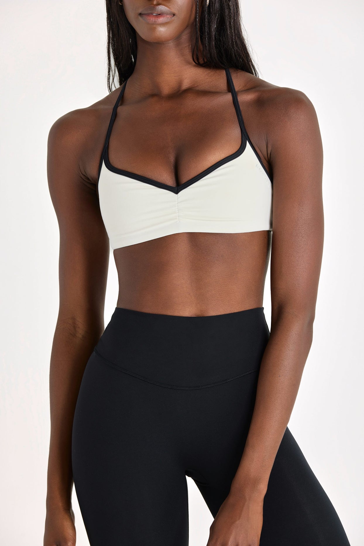 Soft Active Sports Bra in Ivory - 5