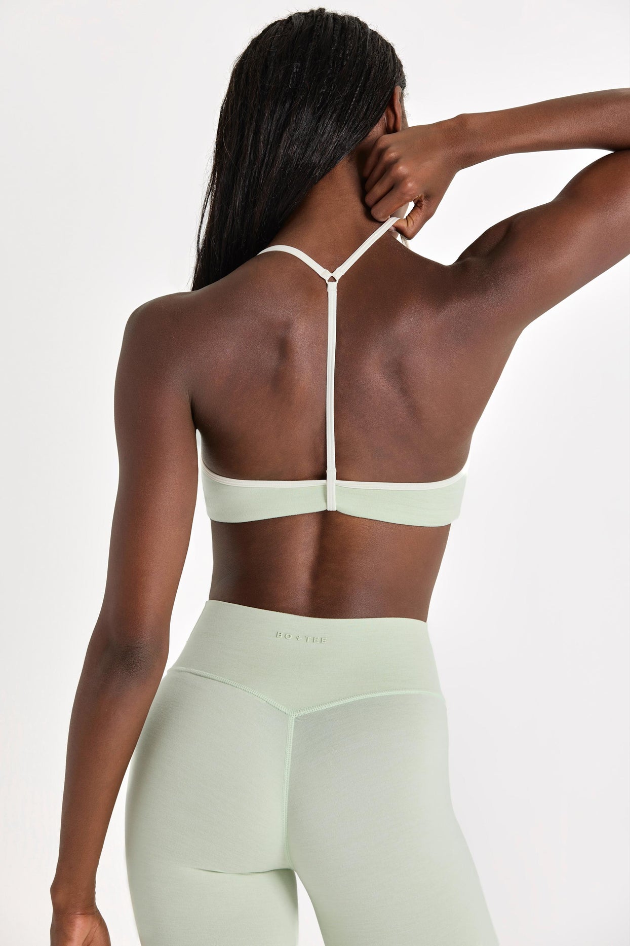 Soft Active Sports Bra in Pistachio - 5