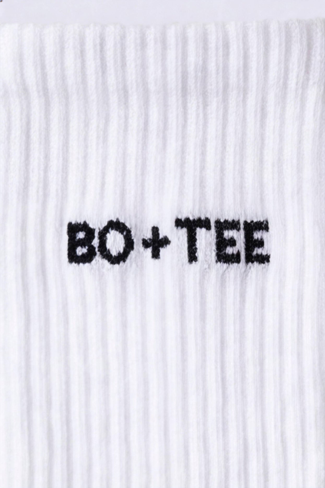 Ribbed Half-Crew 3-Pack Socks in White - 2