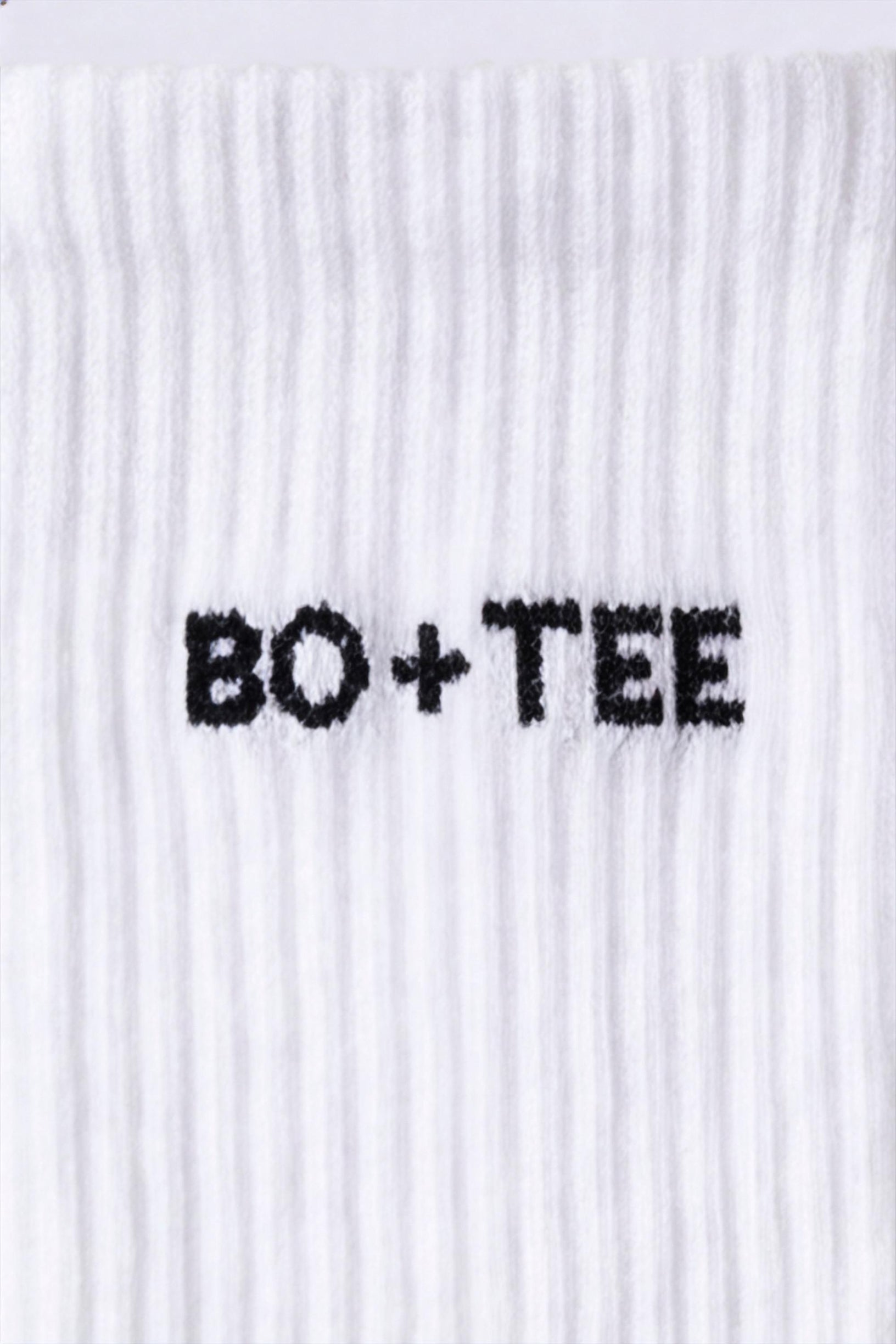 Ribbed Half-Crew 3-Pack Socks in White - 2