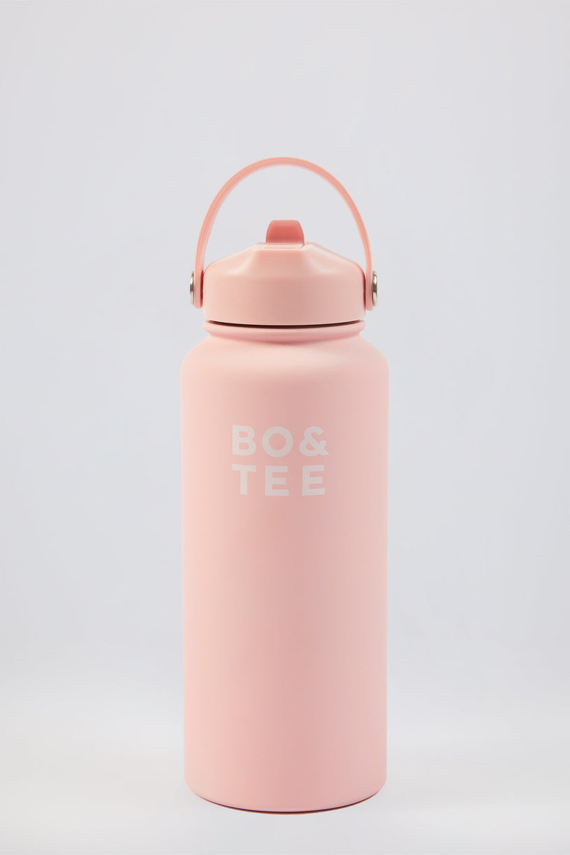 Thermos Water Bottle in Bubblegum Pink - 1