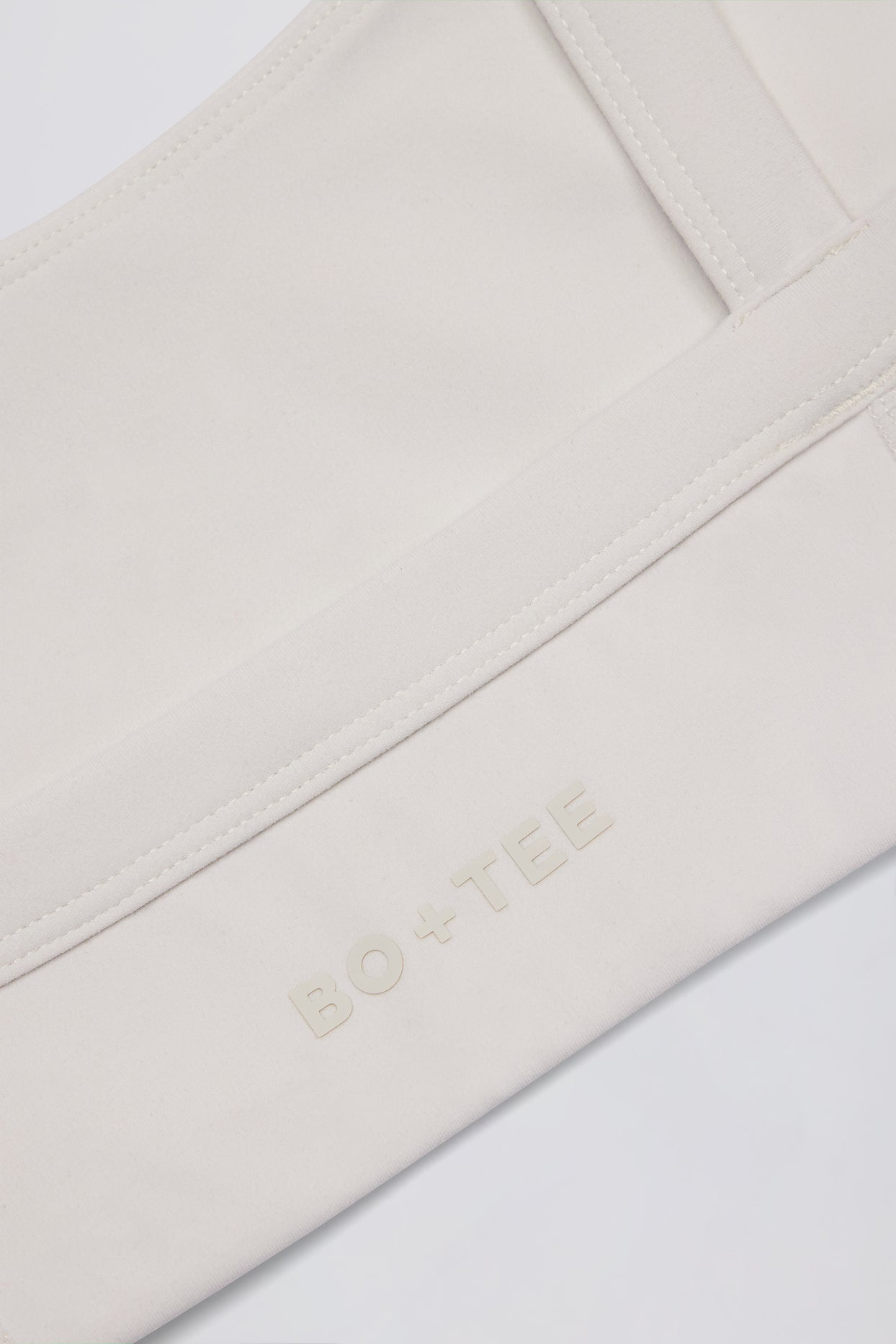 Soft Active Seam-Detail Sports Bra in Oat - 6