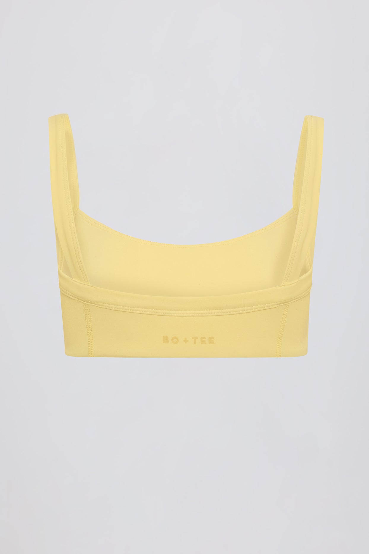 Soft Active Seam-Detail Sports Bra in Lemon - 5