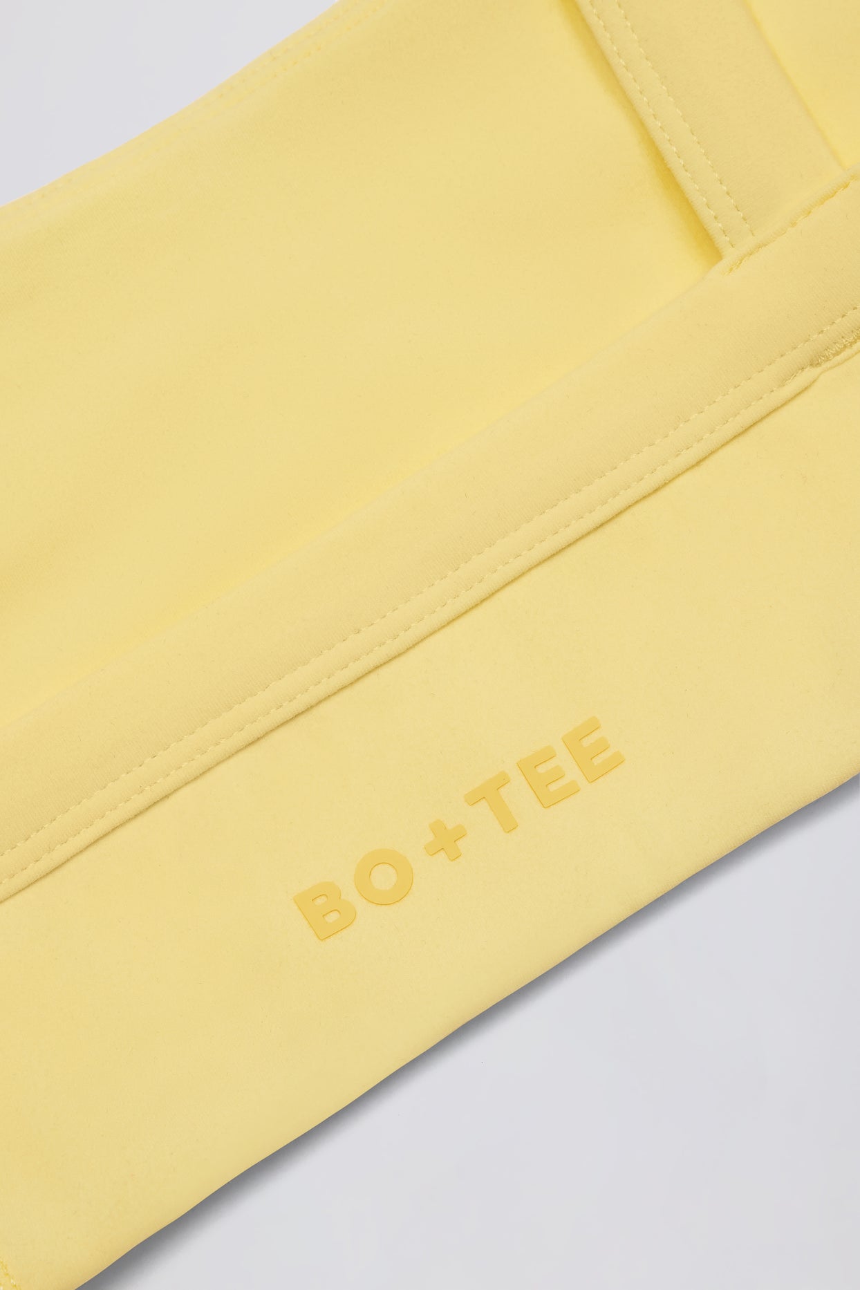 Soft Active Seam-Detail Sports Bra in Lemon - 6