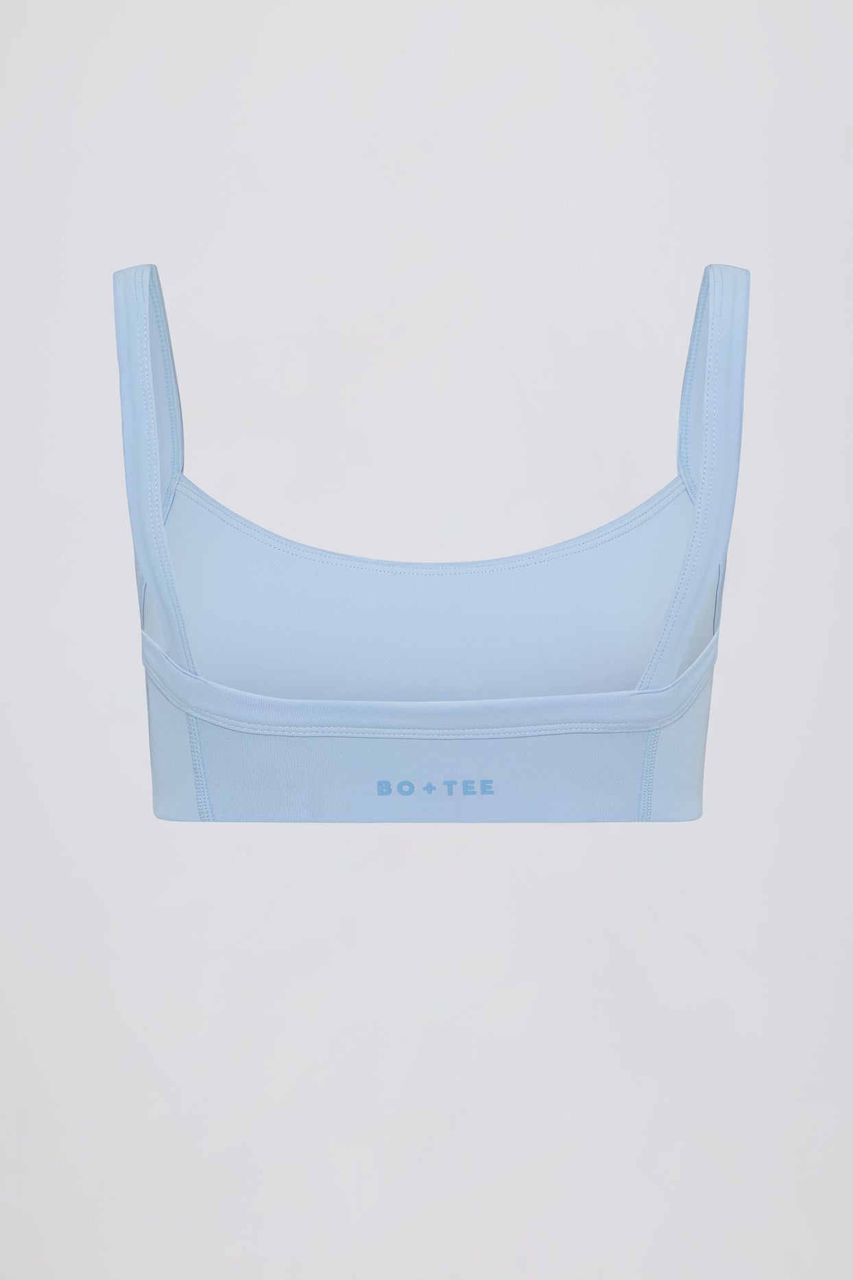 Soft Active Seam-Detail Sports Bra in Sky - 5