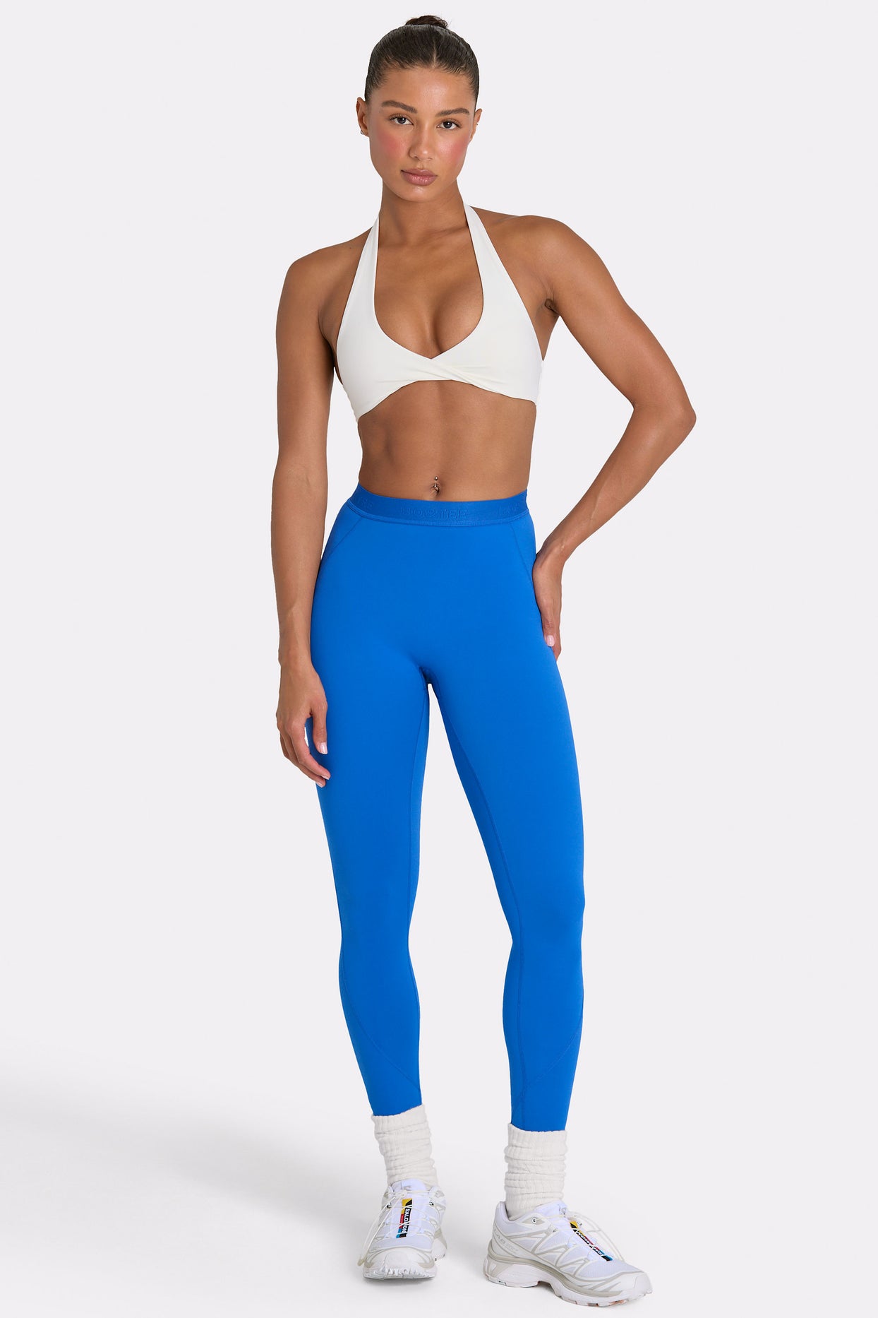 Soft Active Leggings in Cobalt - 1