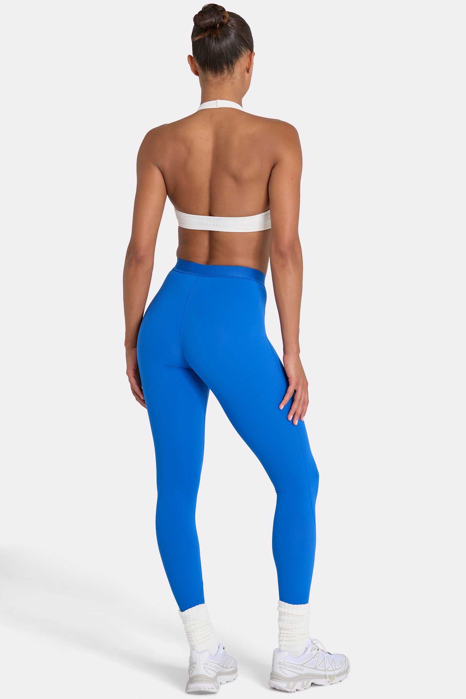 Soft Active Leggings in Cobalt - 2