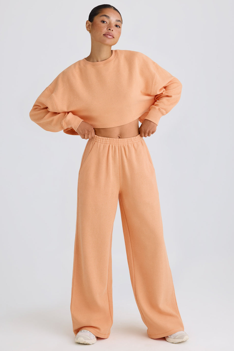 Tall Straight-Leg Joggers in Peach