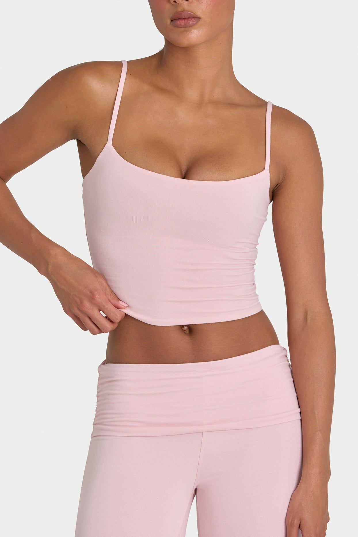 ButterCloud™ Crop Tank Top in Blush - 4