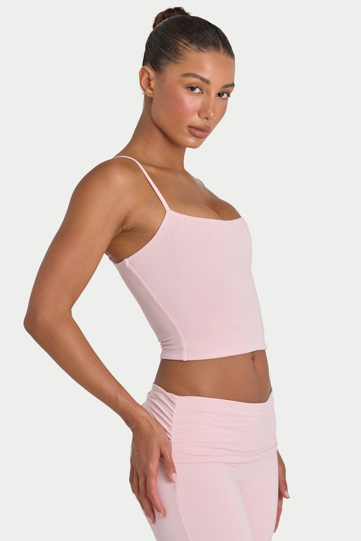 ButterCloud™ Crop Tank Top in Blush - 3