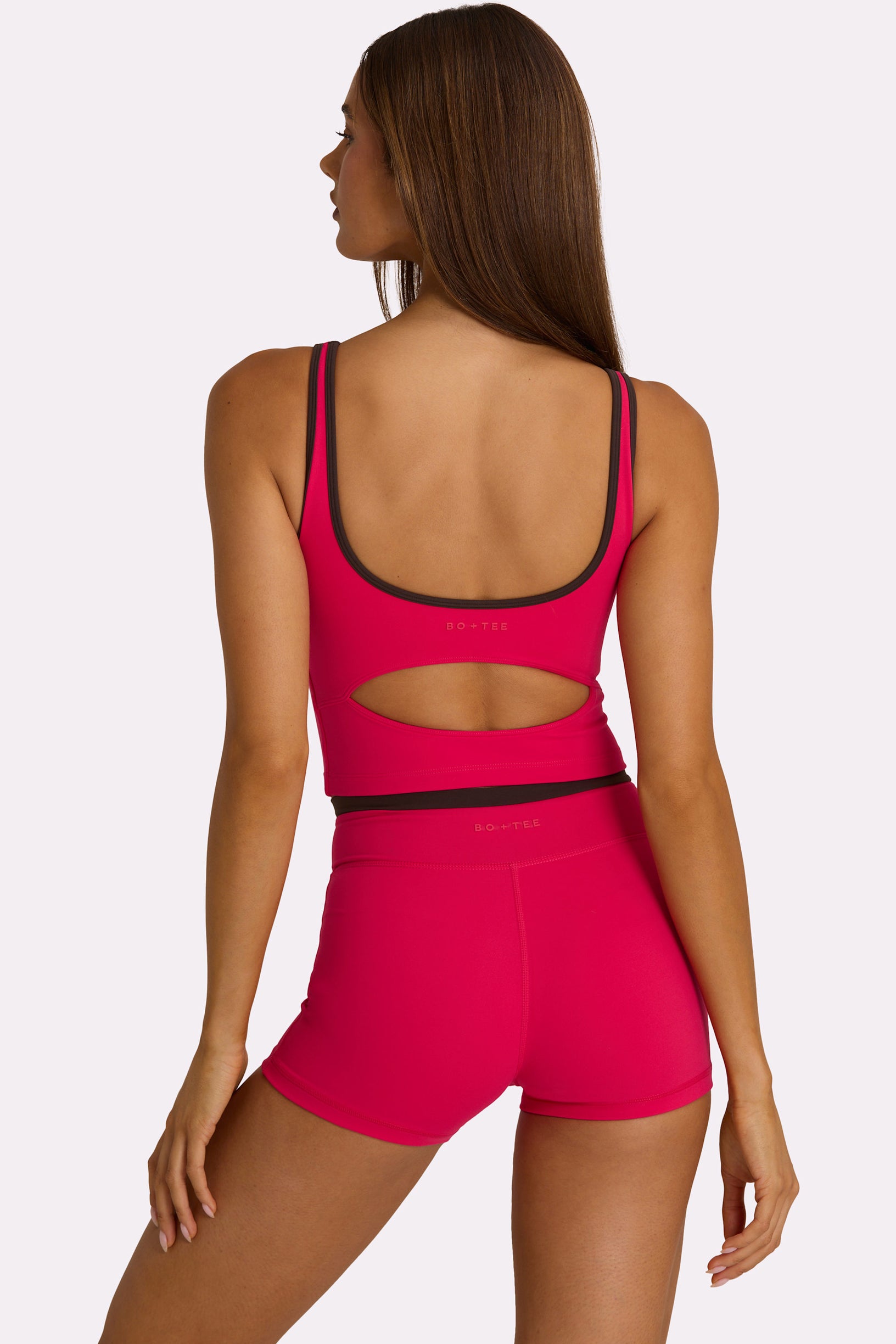 Soft Active Tank Top in Hot Pink - 2