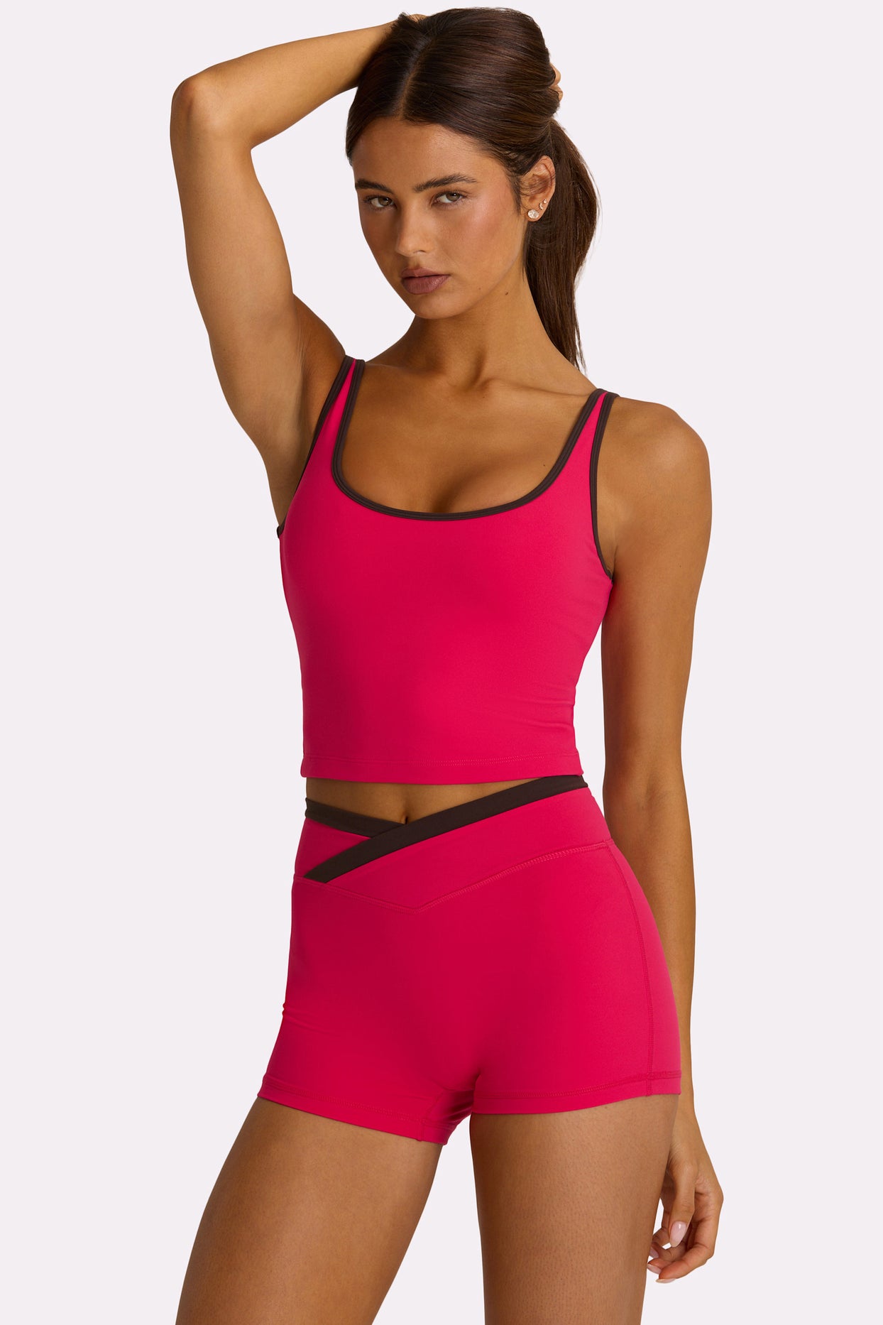 Soft Active Tank Top in Hot Pink - 5