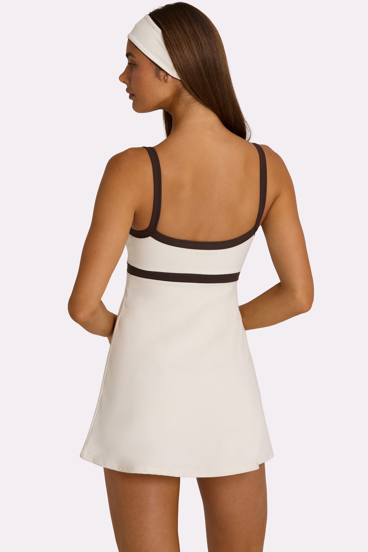 Soft Active Tennis Dress in Coconut - 2