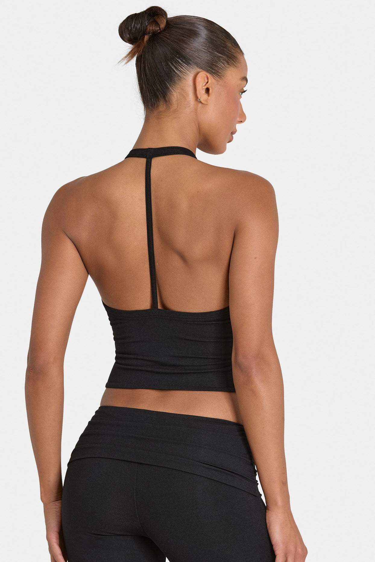 ButterCloud™ Crop Tank Top in Black - 6