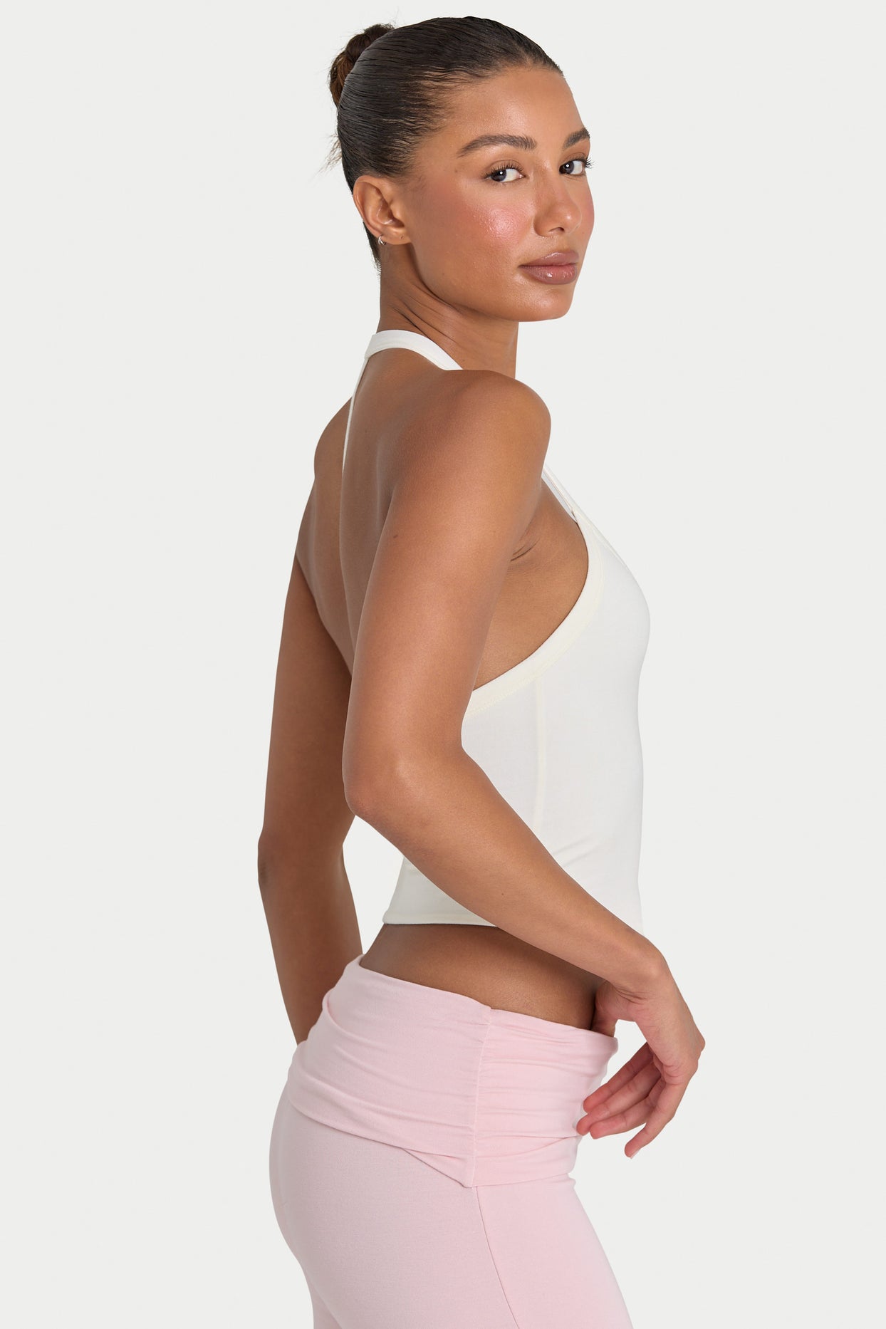 ButterCloud™ Crop Tank Top in Coconut - 3