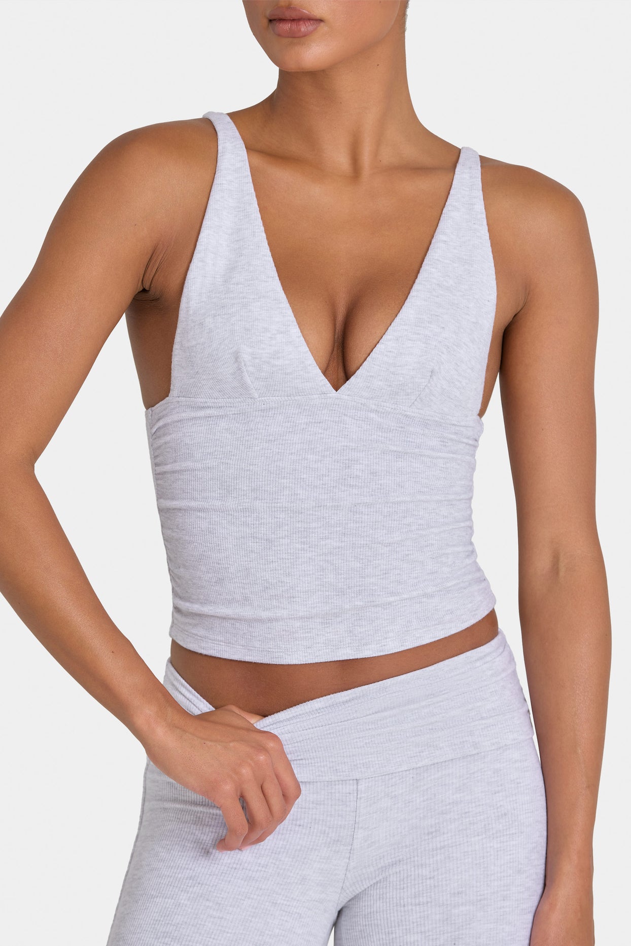 ButterCloud™ Tank Top in Grey Marl - 4