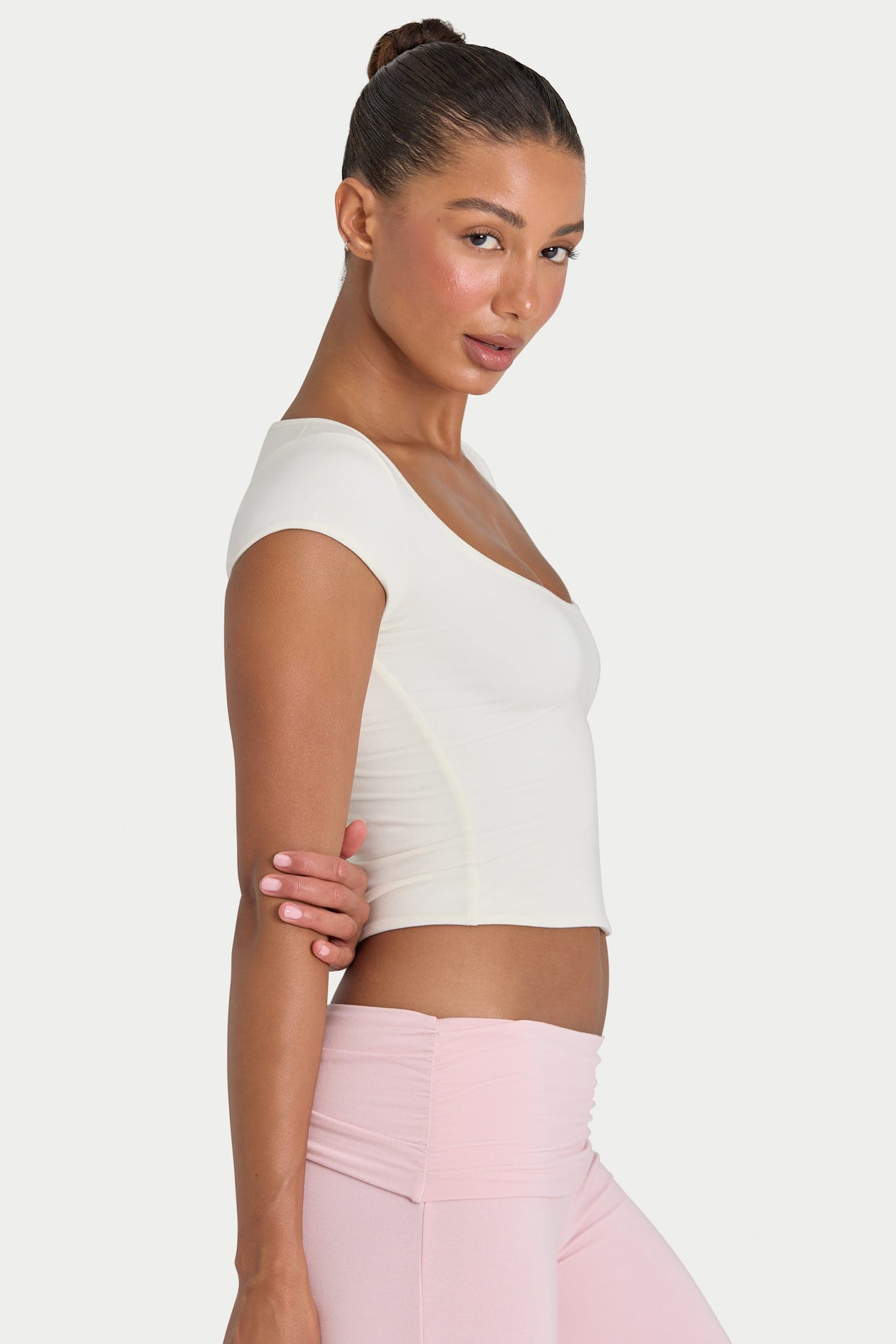 ButterCloud™ Crop Top in Coconut - 3