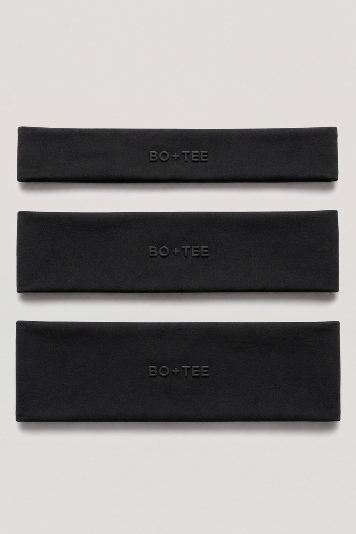 Soft Active Headband 3-Pack in Black - 1