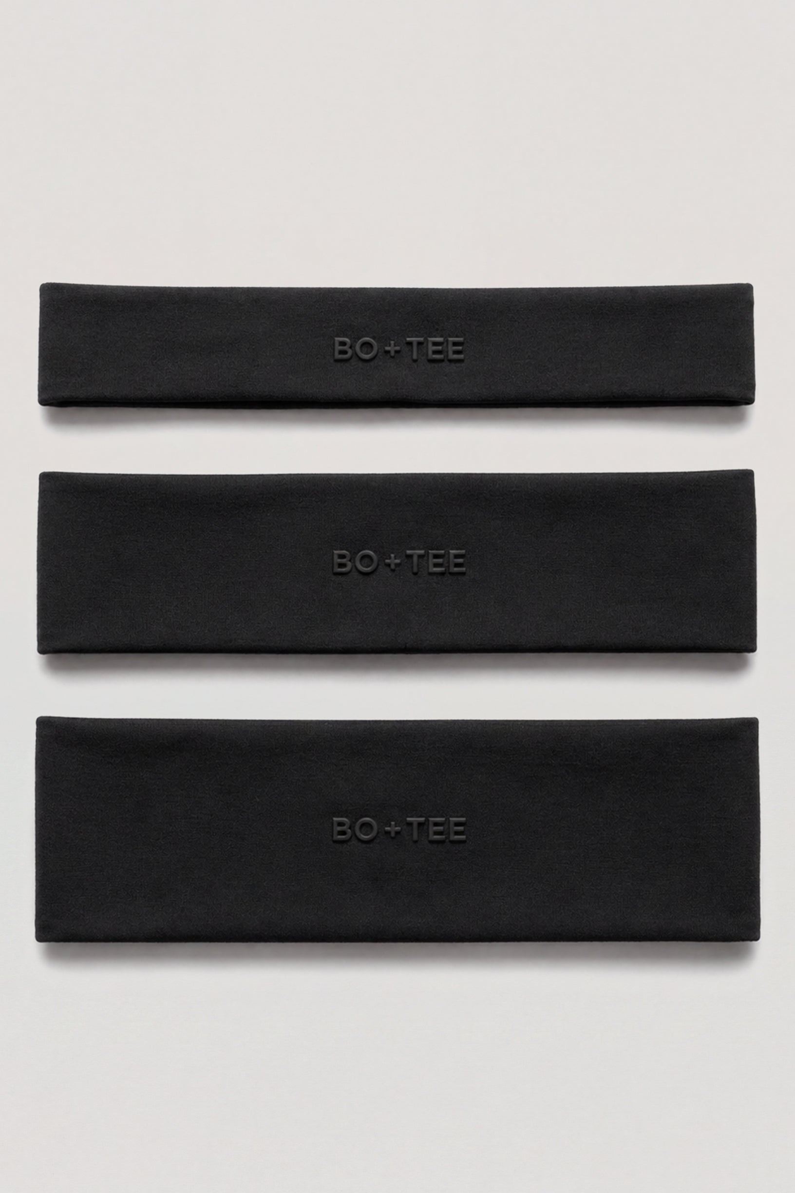 Soft Active Headband 3-Pack in Black - 1