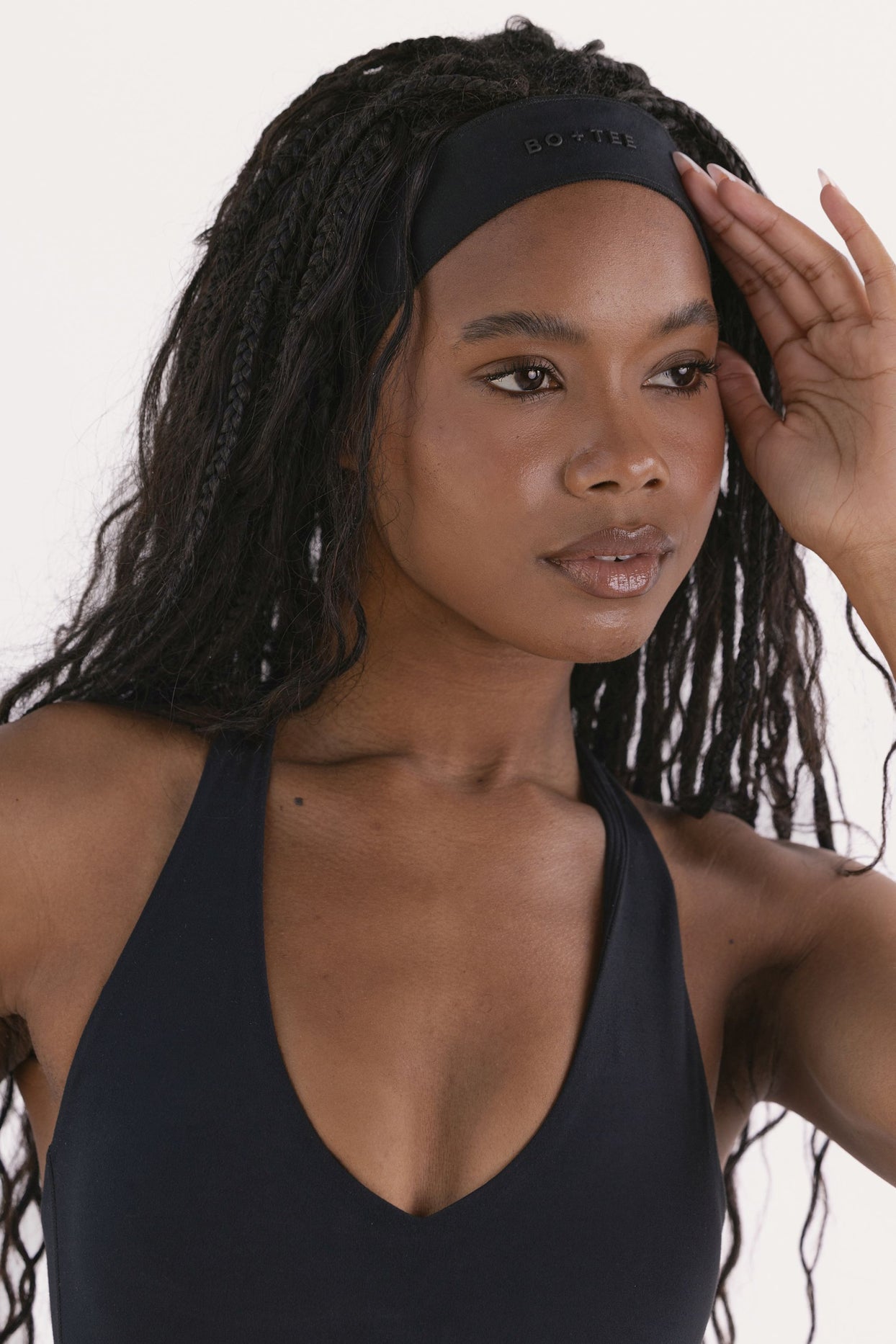 Soft Active Headband 3-Pack in Black - 3