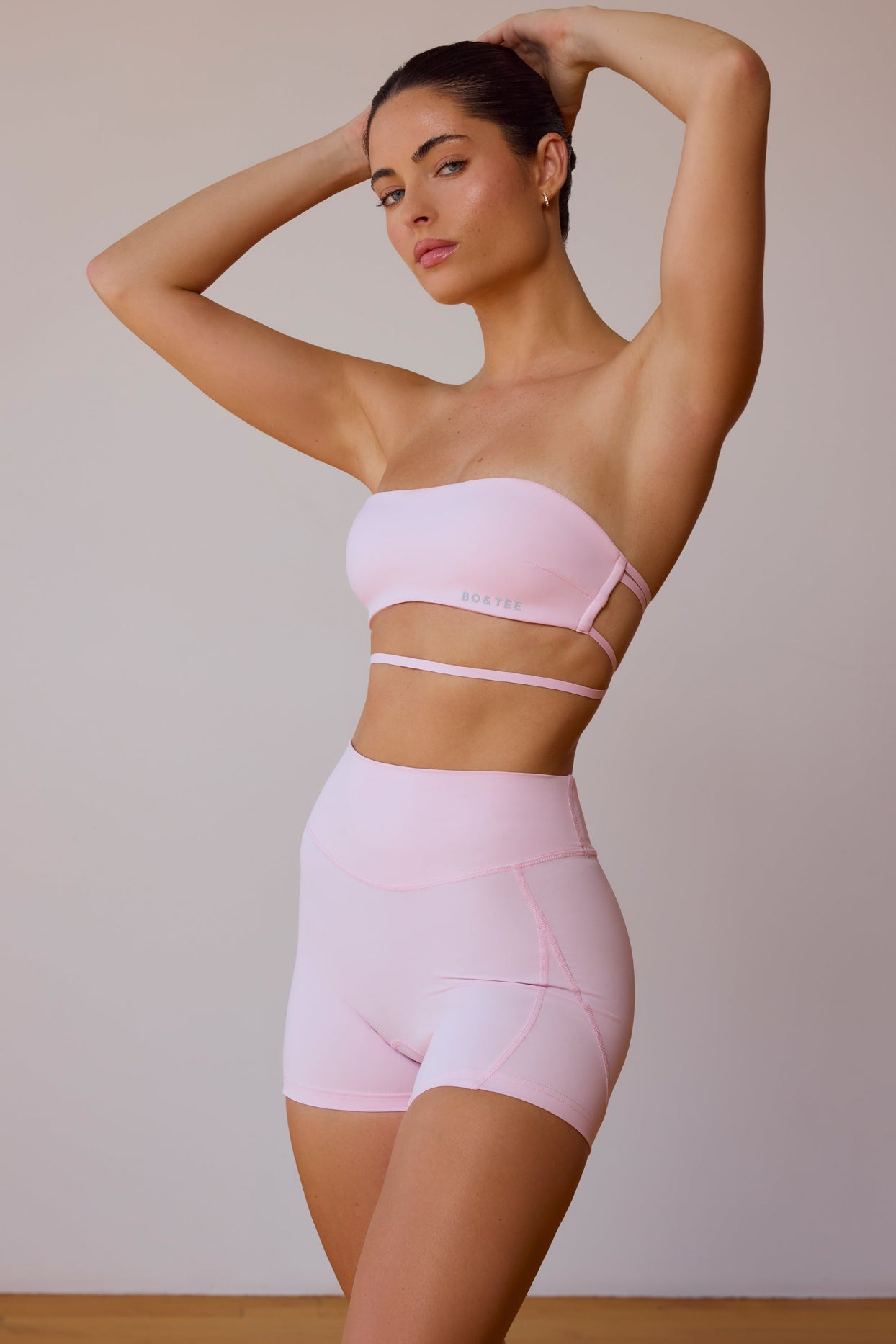 UltraFlex Mini Shorts in Soft Pink