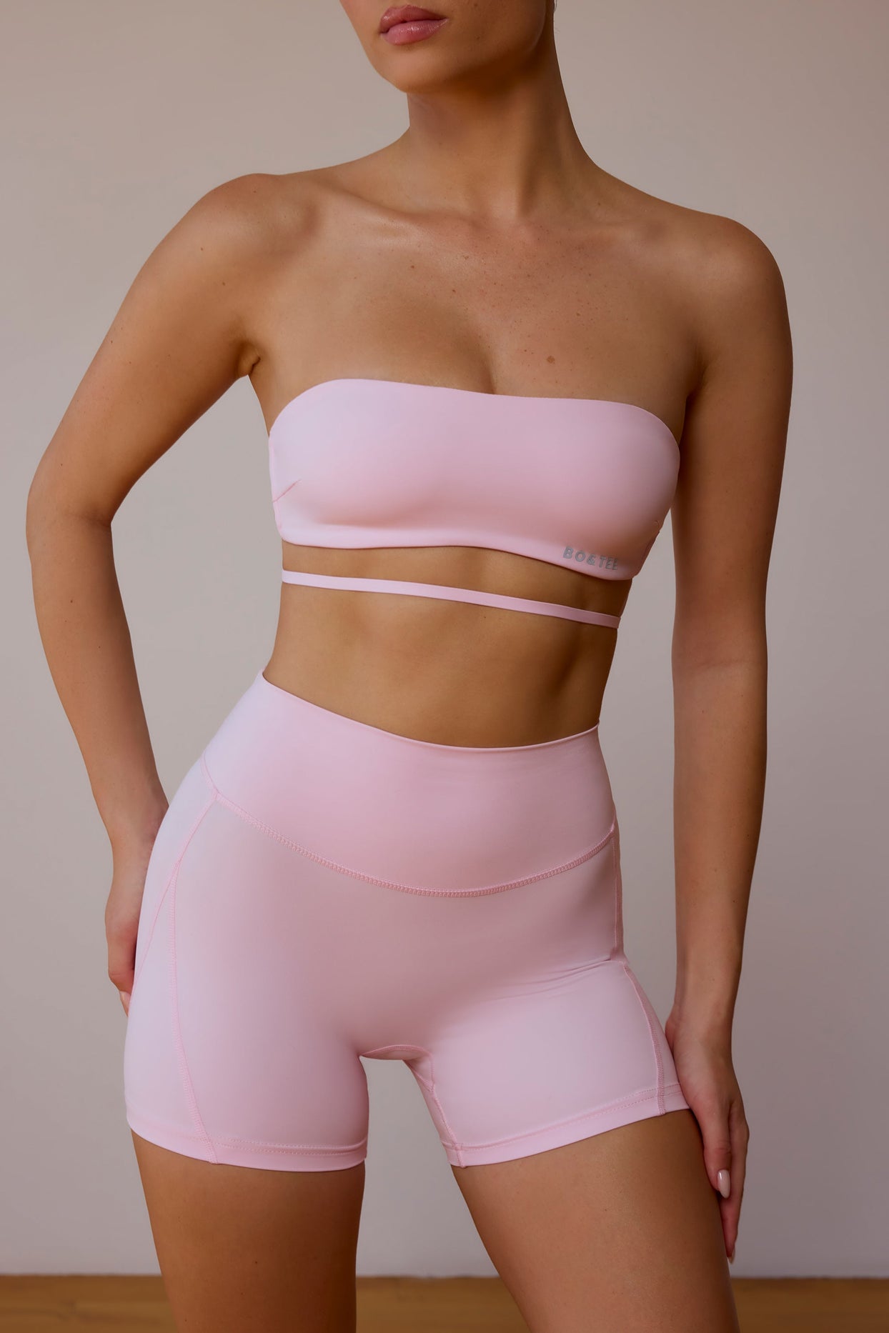 UltraFlex Mini Shorts in Soft Pink