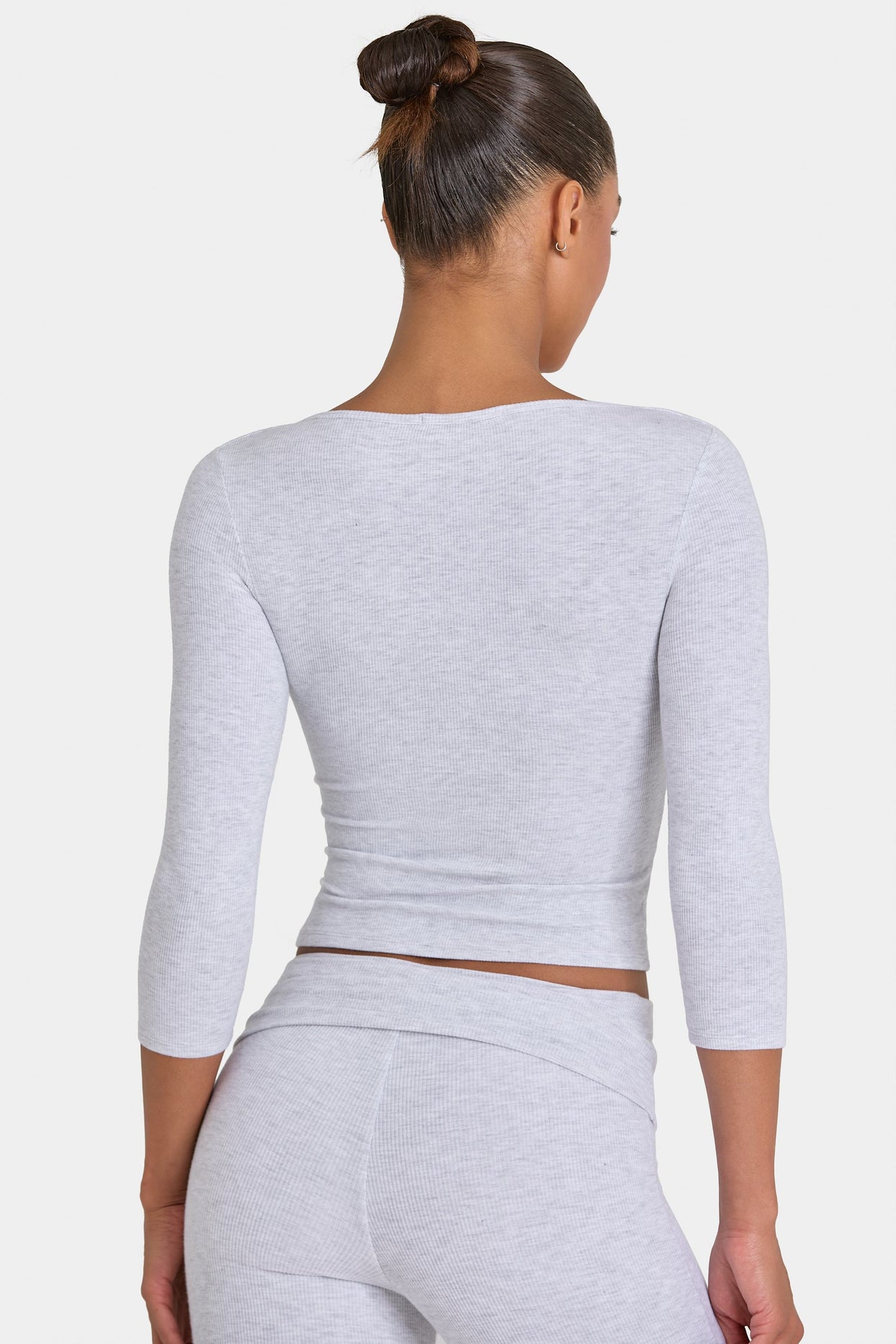 ButterCloud™ Top in Grey Marl - 2